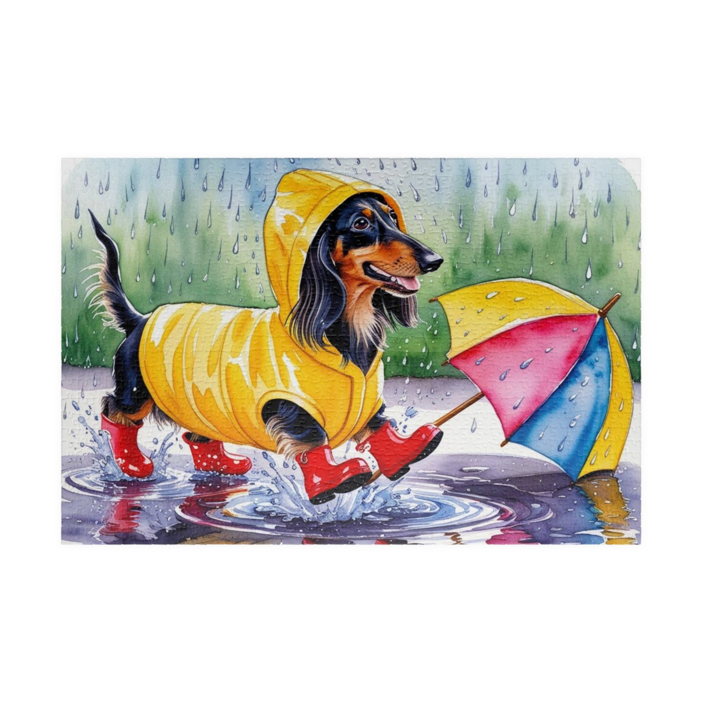 Dachshund Jigsaw Puzzle for Adults, 110/252/520/1014-Piece, Perfect for Dog Lovers, Family Fun, Gifts, Rainy Day Play, Pet-Themed Decor 1014 pcs (Horizontal) Puzzle The Puzzle Chest