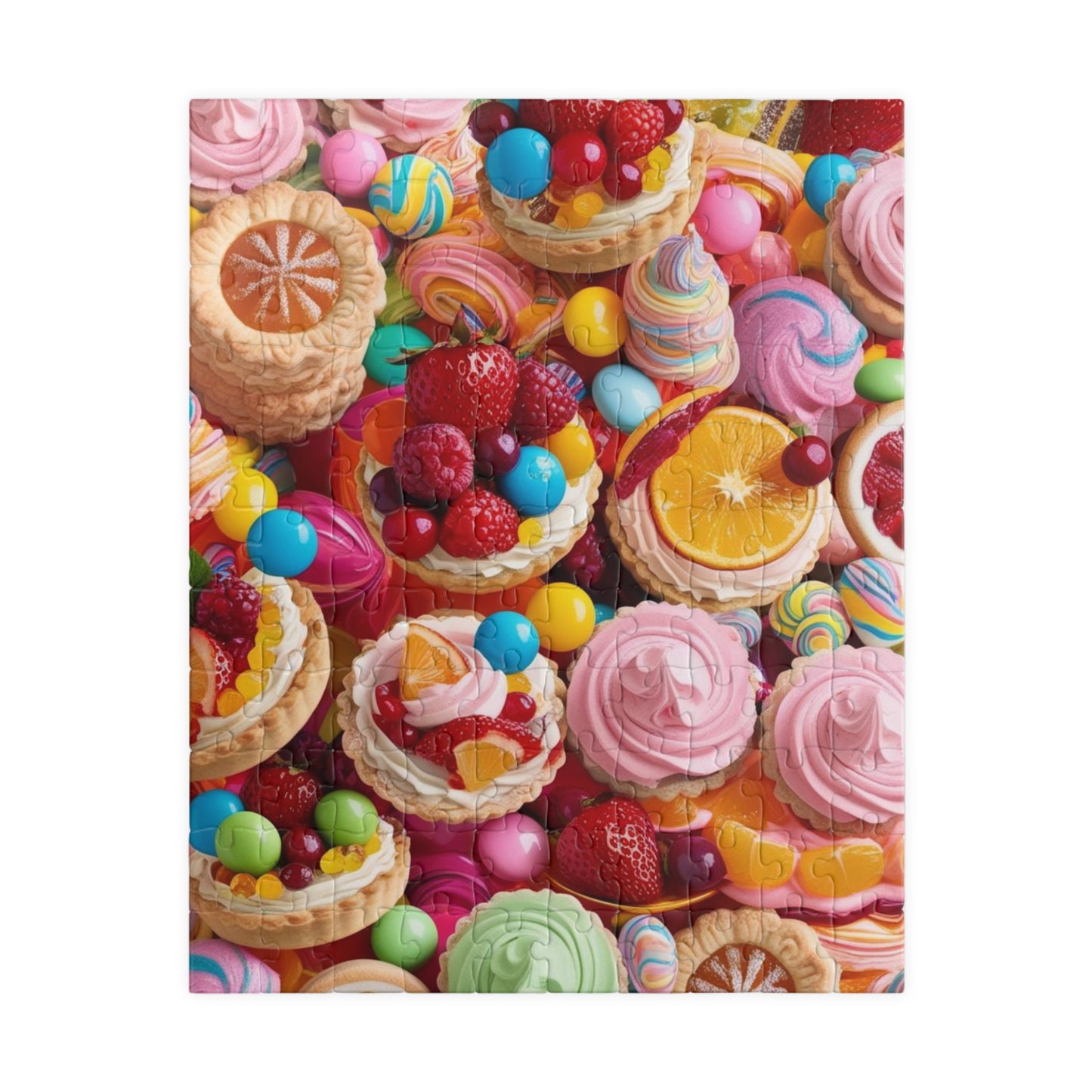 Sweet Treats Collage Puzzle, Perfect for Family or Solo Fun, Birthday Gifts, Rainy Day Entertainment, Holiday Gatherings 110 pcs (Vertical) Puzzle The Puzzle Chest