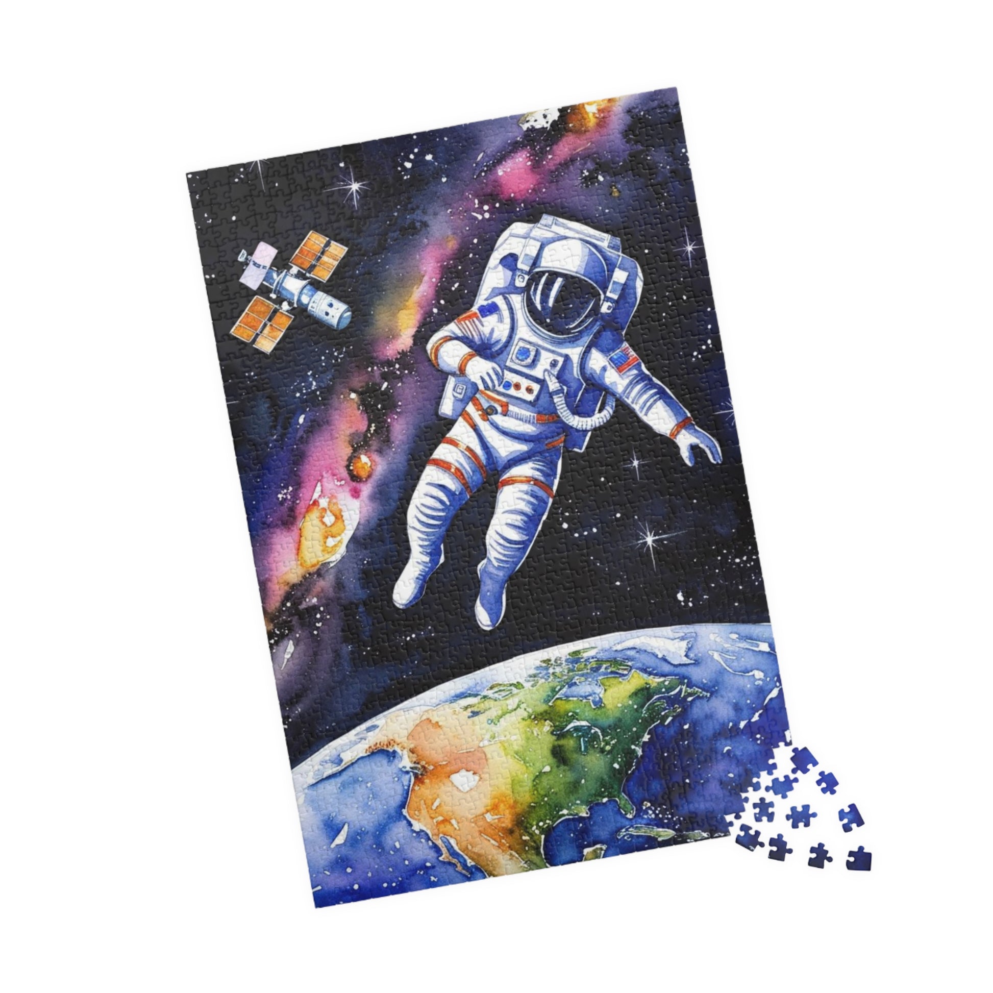 Astronaut Space Puzzle, Cosmic Jigsaw Game Relaxation and Mindfulness for Space Enthusiasts and Puzzle Lovers Fun Space-Themed Activity Puzzle The Puzzle Chest