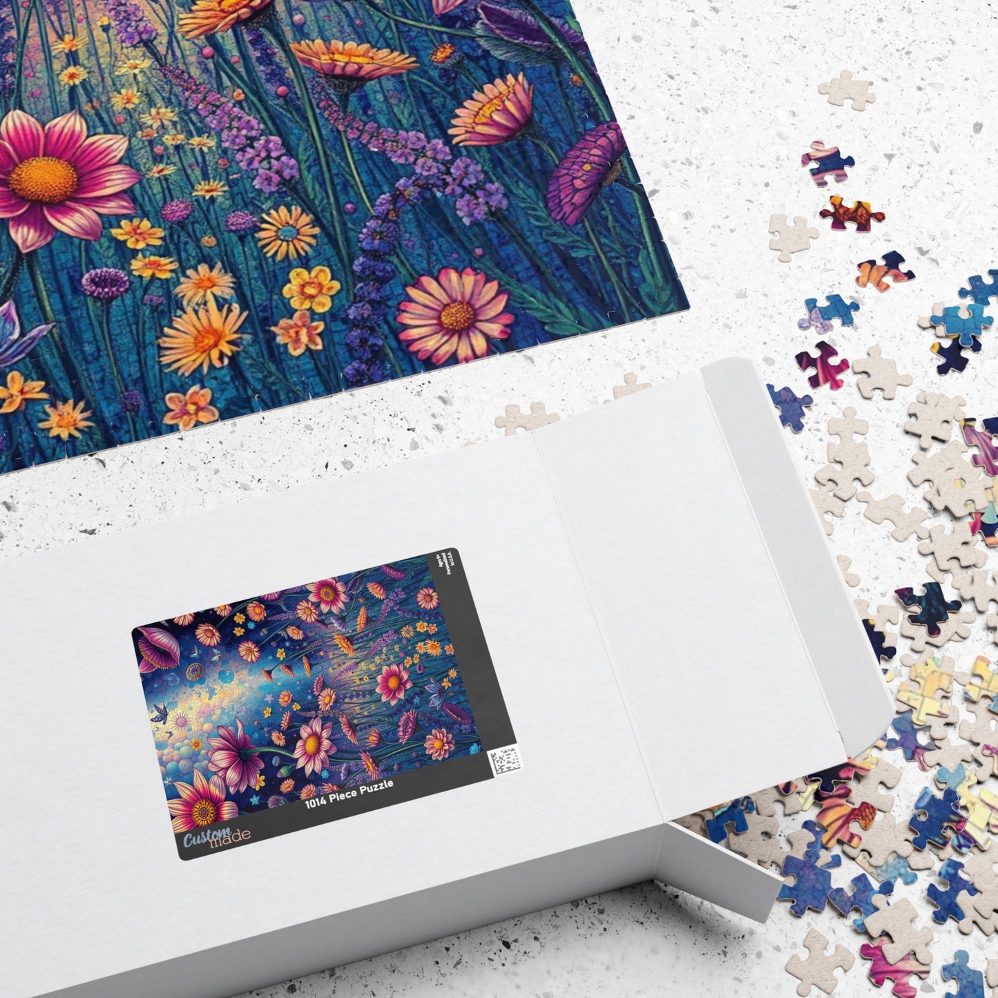 Floral Serenity Puzzle - 110 to 1014 Pieces, Perfect for Family Game Night, Gift for Nature Lovers, Mindful Relaxation, Home Entertainment Puzzle The Puzzle Chest