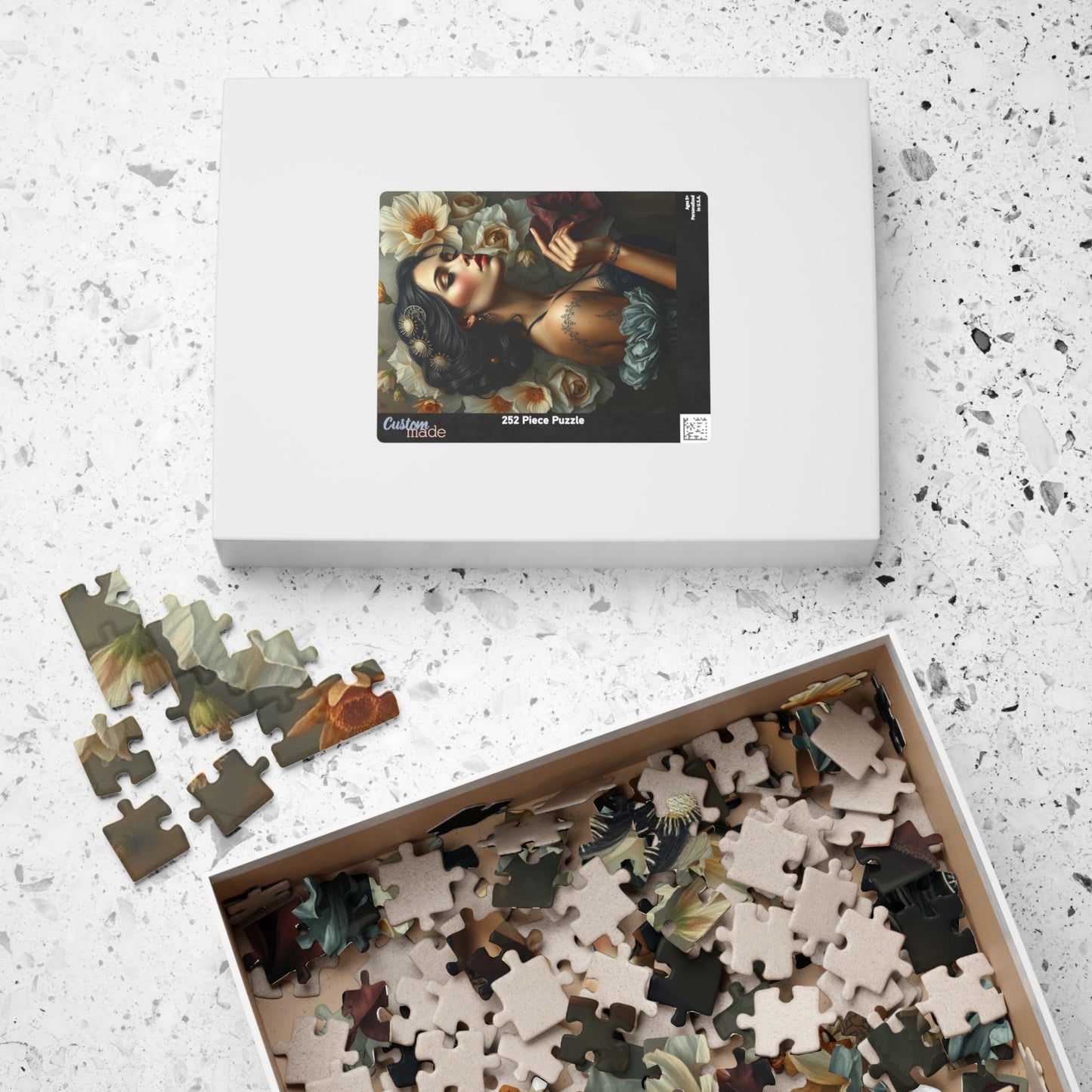 Artistic Female Steampunk Portrait Puzzle, Unique Jigsaw for Relaxation, Gift for Art Lovers and Puzzle Enthusiasts, Home Decor, Family Fun Puzzle The Puzzle Chest