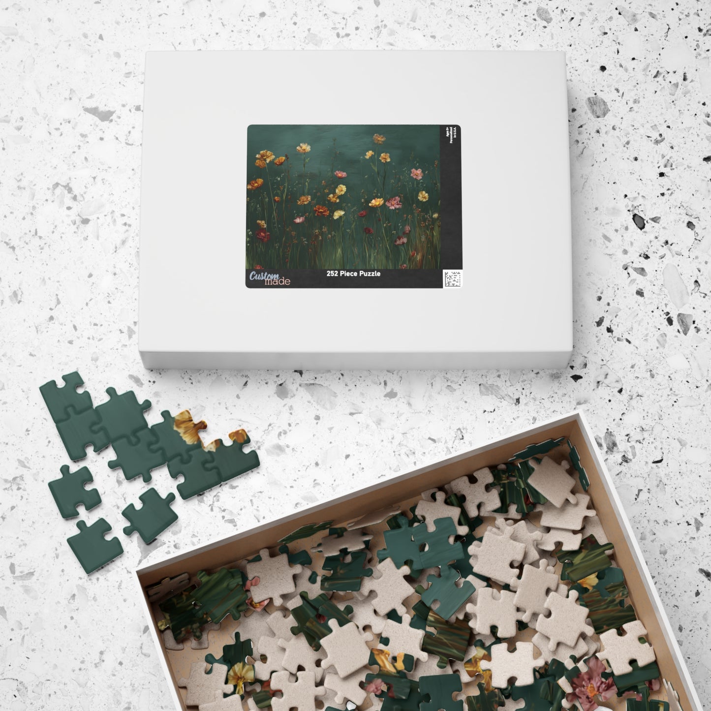 Floral Puzzle - Nature-Inspired Flower Jigsaw Game for Adults, Botanical Art