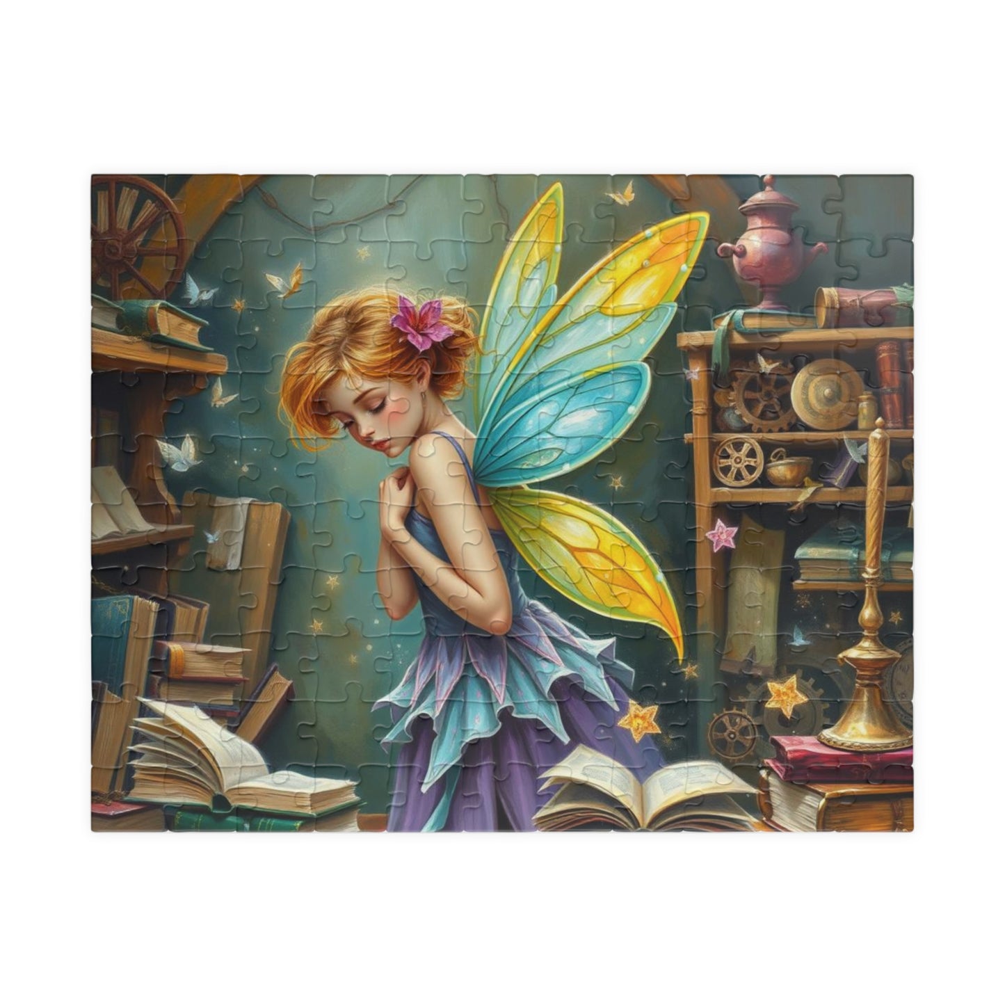 Fantasy Fairy Puzzle, 110 to 1014-piece Jigsaw, Perfect Holiday or Birthday Gift for Adult Entertainment, Mindful Relaxation, Brain Teaser 110 pcs (Horizontal) Puzzle The Puzzle Chest