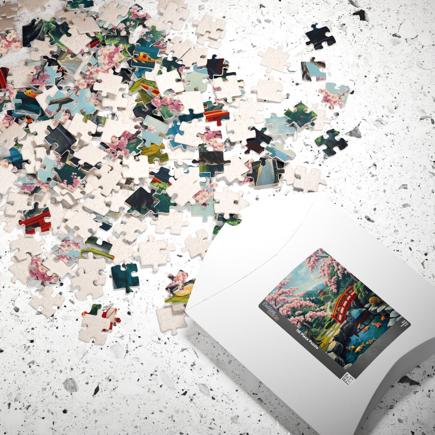 Serene Garden Puzzle, Relaxing Jigsaw for Nature Lovers, Unique Gift for Home, Mindfulness Activity, 1014-piece Puzzle Puzzle The Puzzle Chest