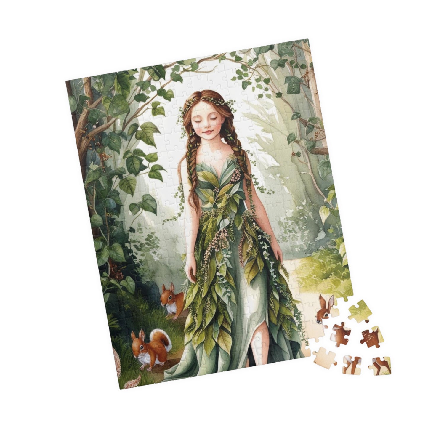 Whimsical Forest Nymph Puzzle, Mythical Creature Jigsaw Game, Best Unique Gift for Puzzle Lover Hobbyist, Fun Family Activity, Mindfulness Puzzle The Puzzle Chest