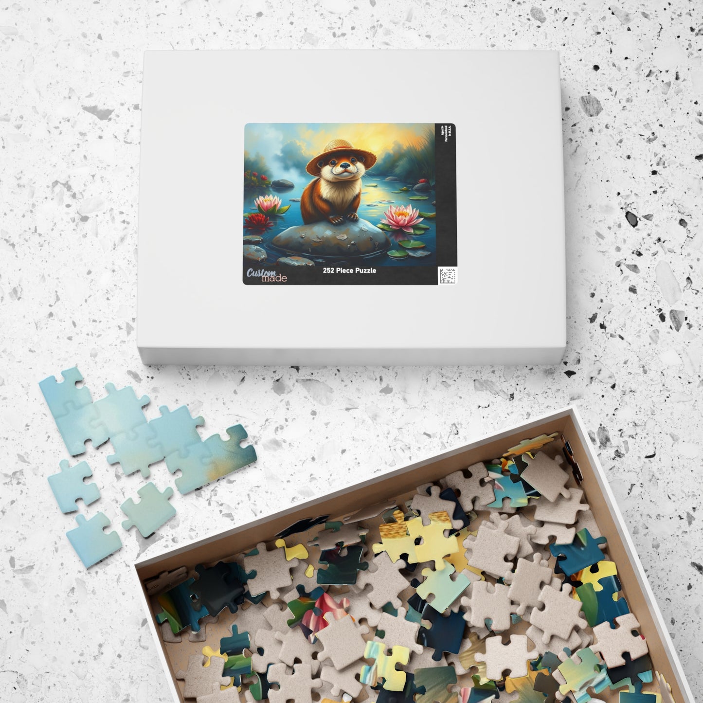 Adorable Otter Jigsaw Puzzle - Perfect for Family Fun, Gift for Nature Lover and Puzzle Enthusiasts, Brain Teaser Puzzle The Puzzle Chest