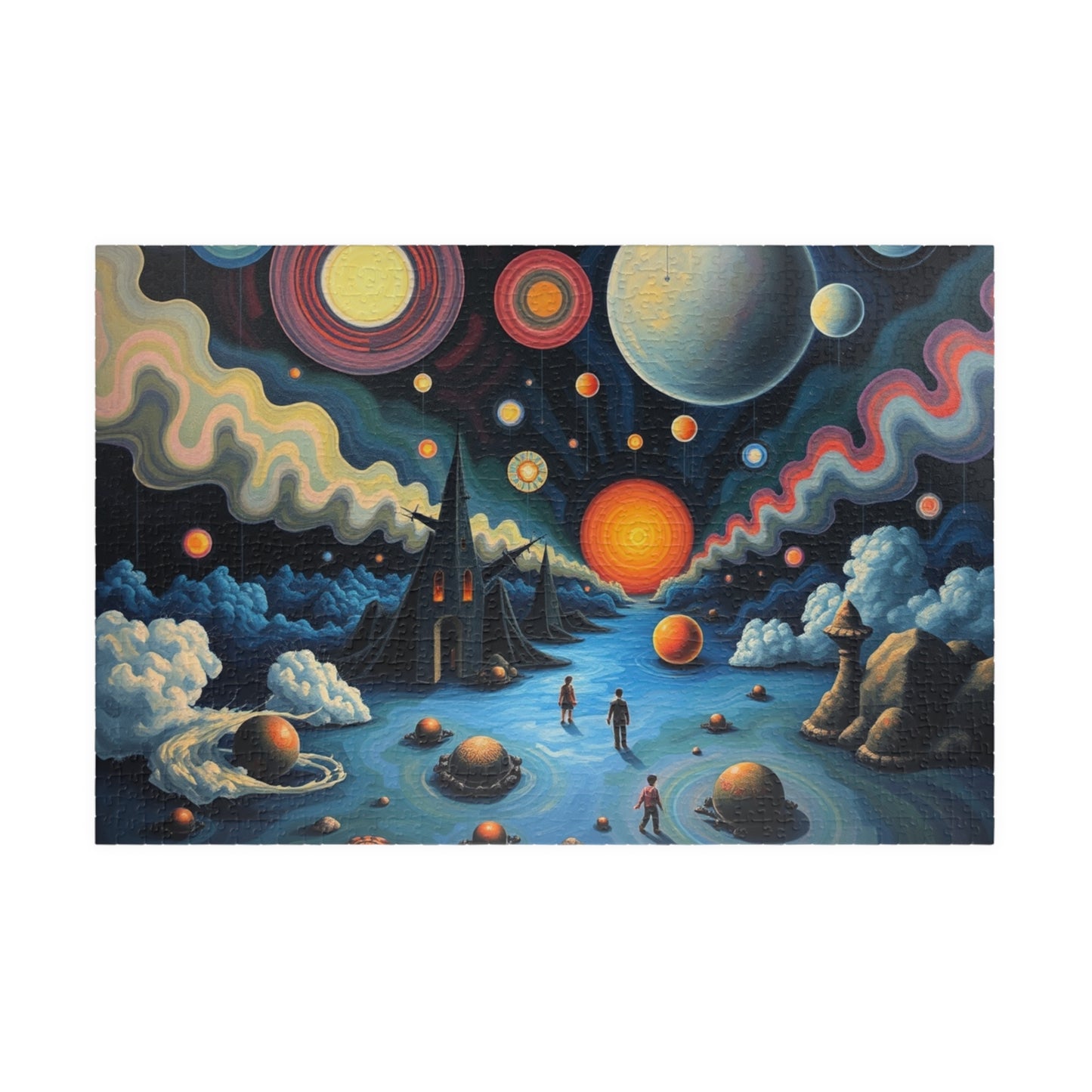 Cosmic Adventure Puzzle | Space Art Jigsaw for Adults | Relaxing Activity, Gift for Fantasy Lover Puzzle Enthusiast, Family Fun 1014 pcs (Horizontal) Puzzle The Puzzle Chest