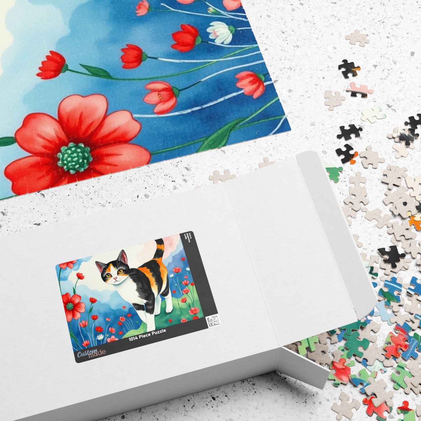 Whimsical Cat Puzzle, Cat Lover's Gift, Art Puzzle, Family Game Night, Indoor Activity, Cat Art Decoration Puzzle The Puzzle Chest