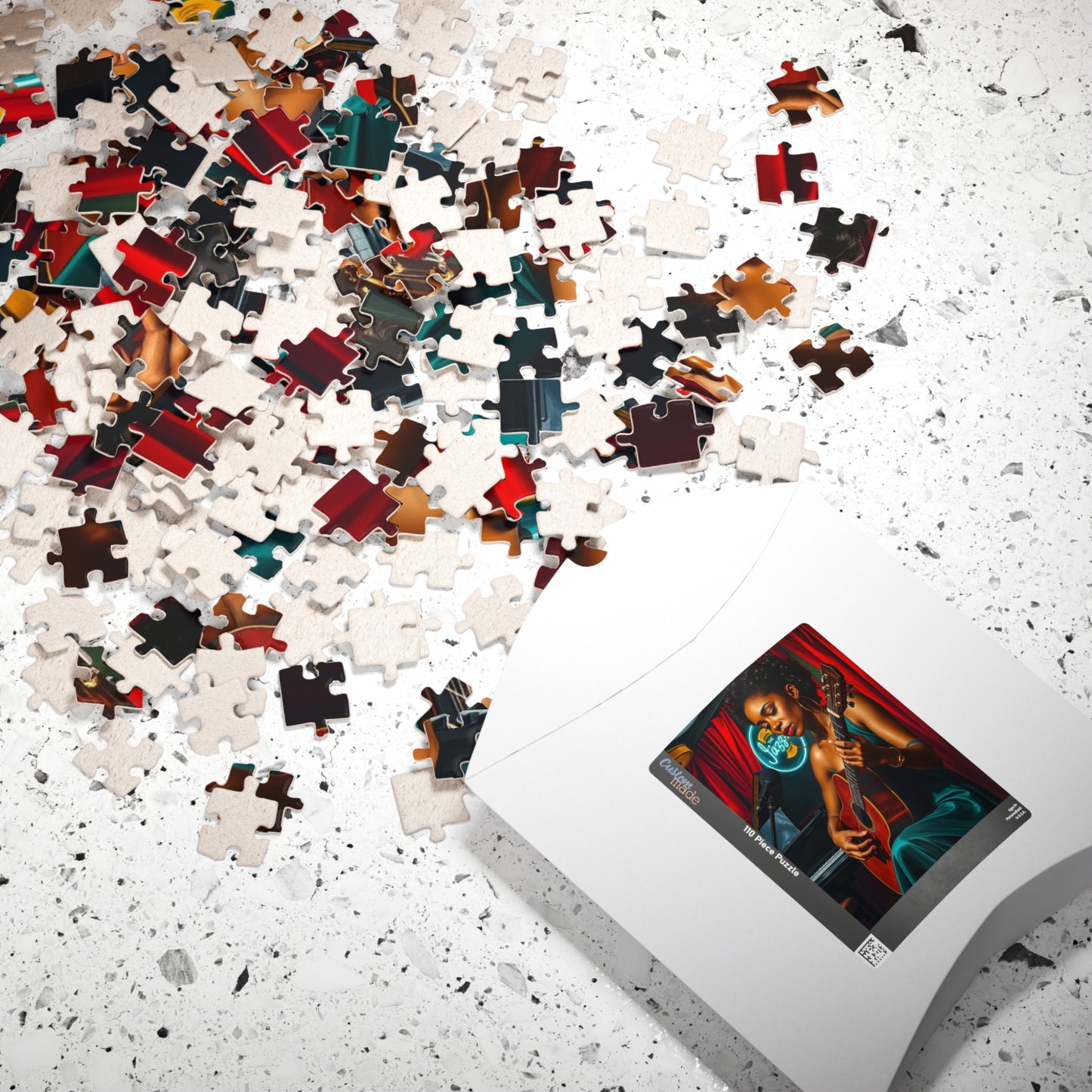 Black Jazz Singer Puzzle, 110-1014 Piece African American Woman Club Scene | Afrocentric Music Lover Gift, Family Game Night Puzzle The Puzzle Chest
