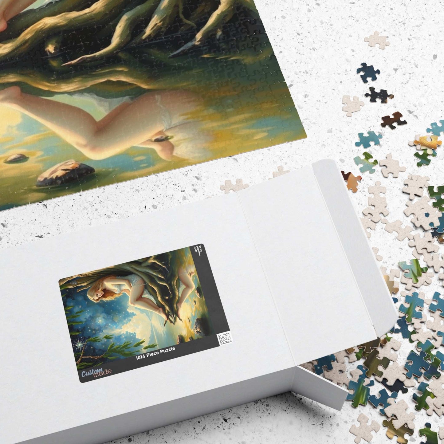 River Nymph Jigsaw Puzzle, Starlit Night and Otherworldly Beauty, 110-1014 Piece, Fantasy Art Gift Puzzle The Puzzle Chest