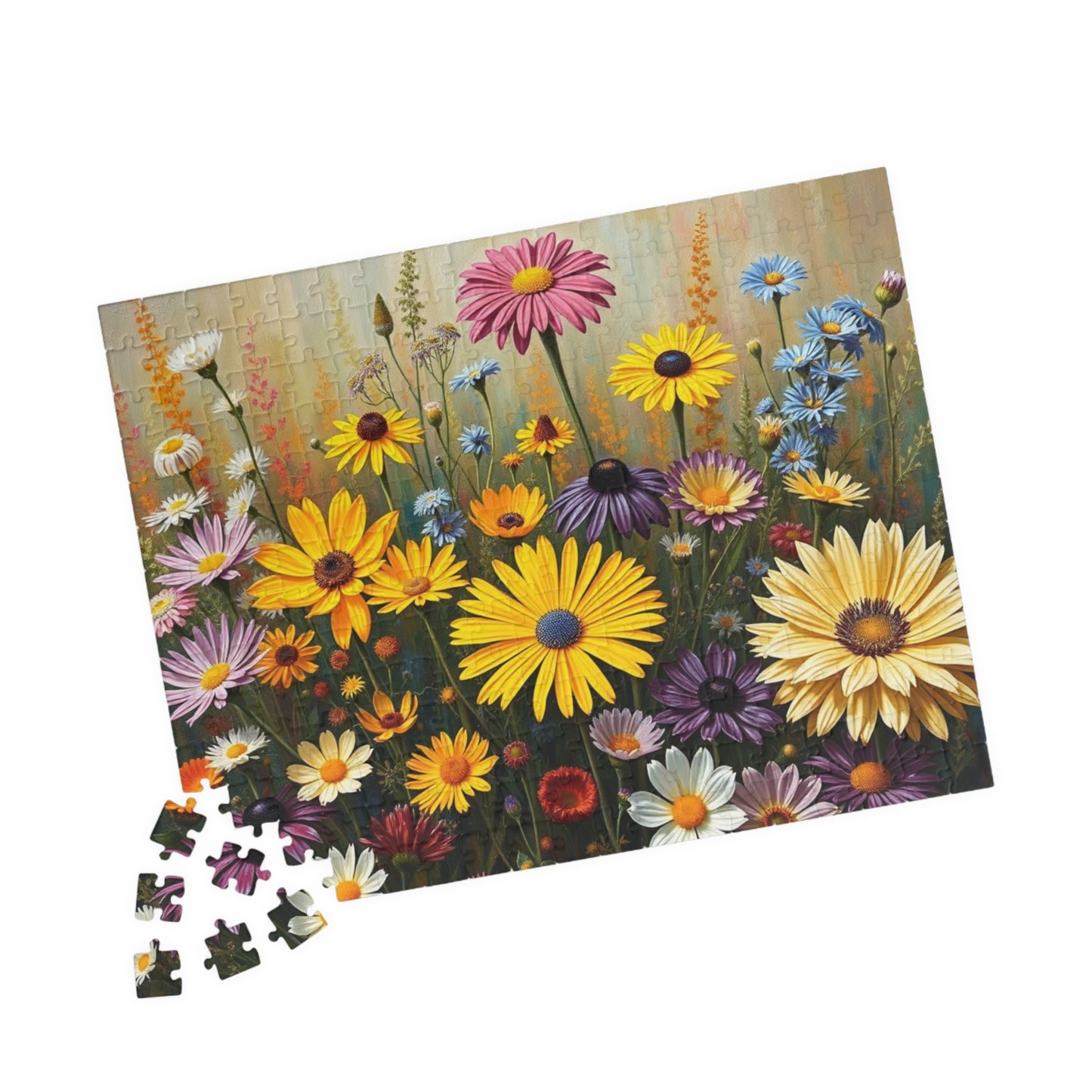 Floral Jigsaw Puzzle - Natures Bouquet, Flower Game for Adults, Nature Lover Gift, Mindful Home Activity, Game for Family Night, Puzzle Fan Puzzle The Puzzle Chest