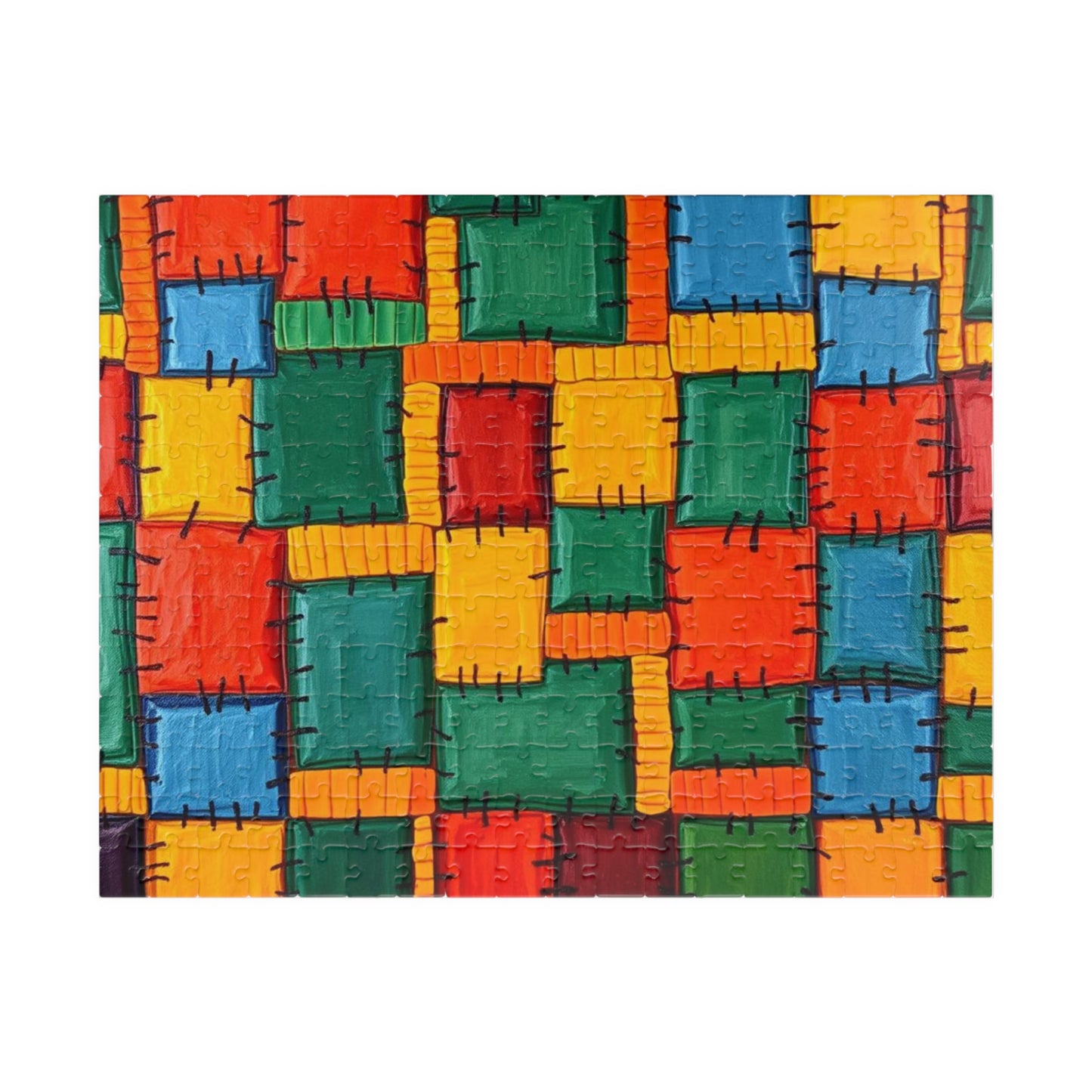 Colorful Puzzle Art - Abstract Jigsaw Game, Fun for Family Nights, Gift for Adults, 110-1014 Piece Family Activity, Game Nights 252 pcs (Horizontal) Puzzle The Puzzle Chest
