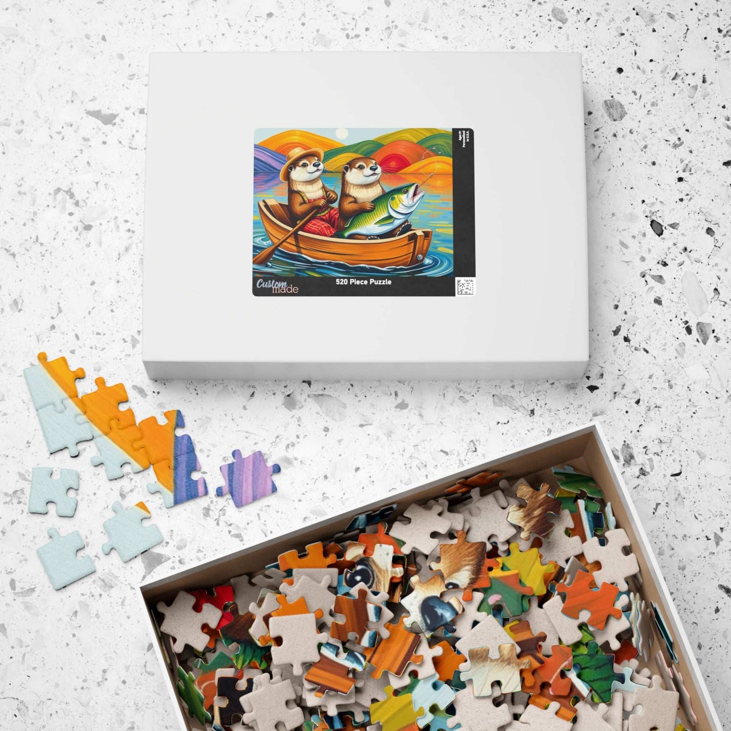 Otter Adventure Jigsaw Puzzle Game, Nature and Animal Lovers Gift, Family Game Night, Indoor Activity, Fun Home Entertainment Puzzle The Puzzle Chest