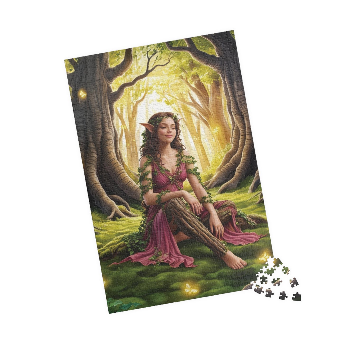 Forest Nymph Jigsaw Puzzle, Mythical Creature Woodland Tabletop Game, Fantasy Lover Gift, Relaxing Hobby, Mindfulness Activity, Nature Puzzle The Puzzle Chest