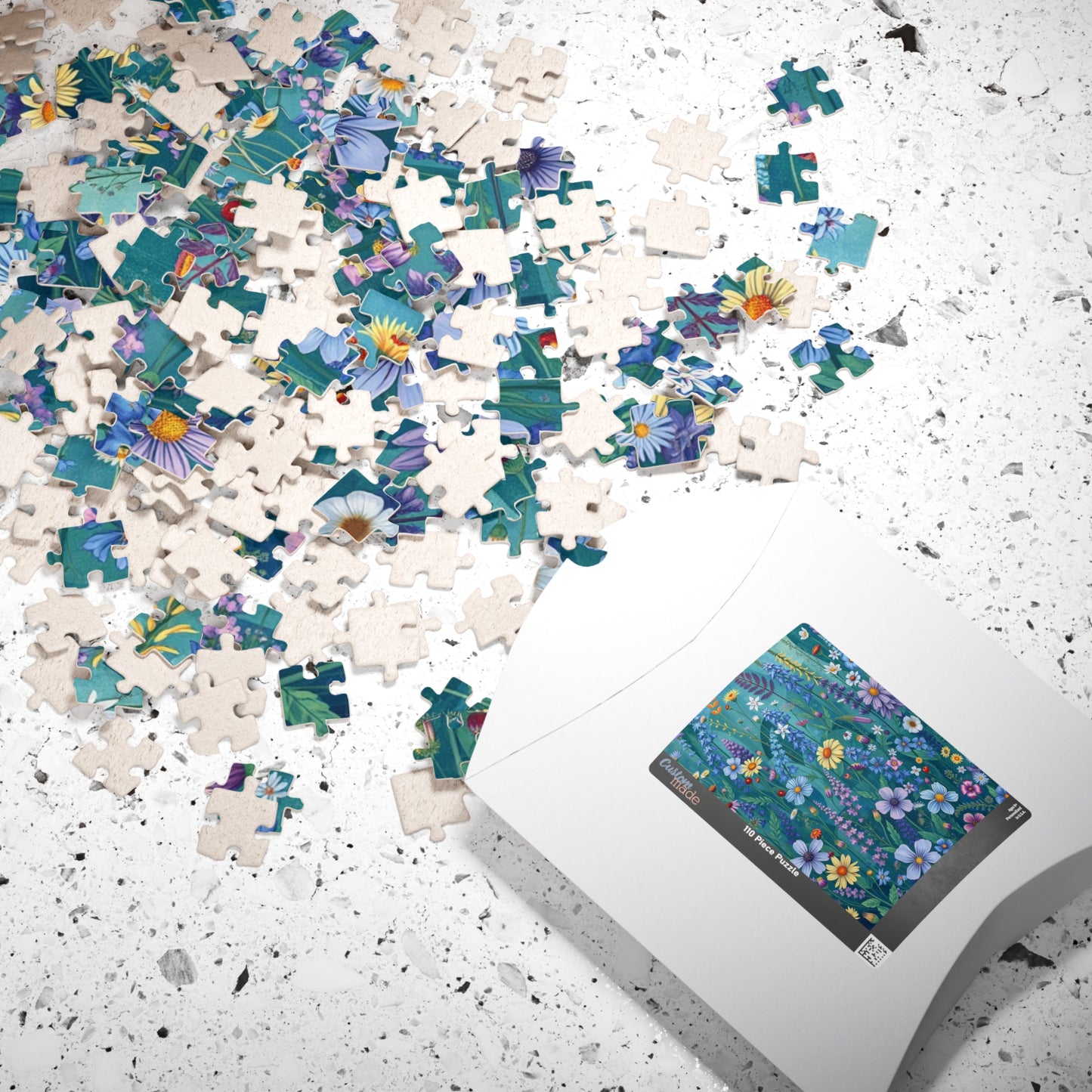Floral Jigsaw Puzzle | Fun Activity for Adults, Family Game, Flower Lover Gift for Friends Holiday or Birthday, Jigsaw Challenge Puzzle The Puzzle Chest