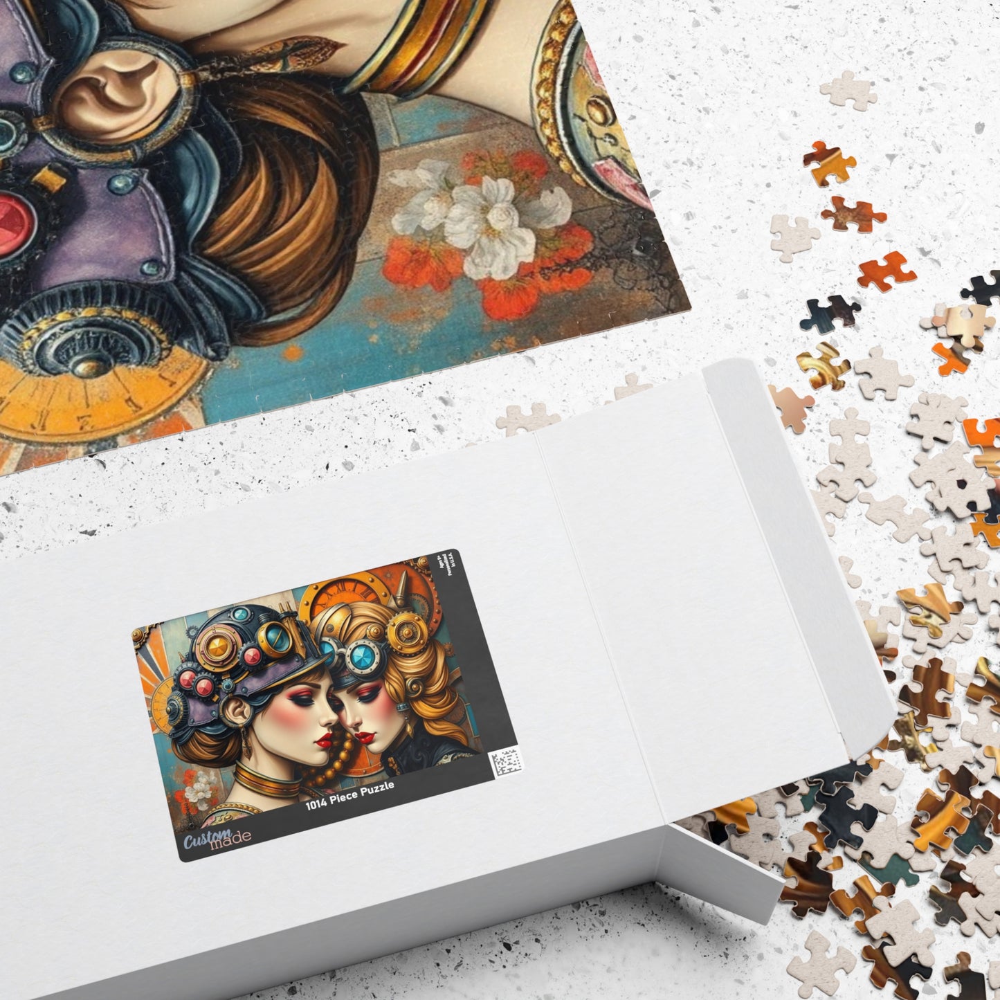 Steampunk Jigsaw Puzzle, Home Entertainment, Mindfulness Activity, Creative Gift Idea for Art Lovers, Vintage Aesthetic, Family Indoor Game Puzzle The Puzzle Chest