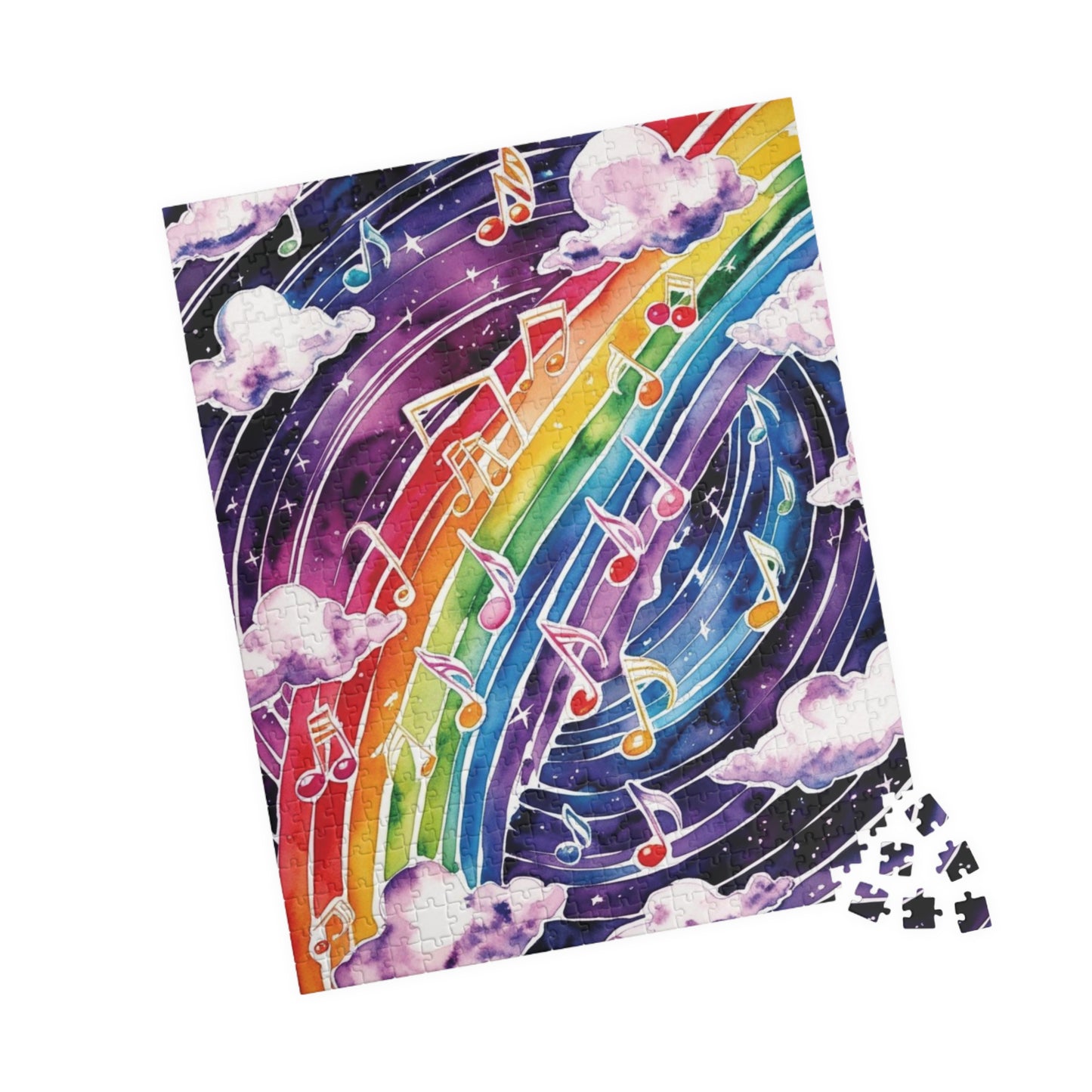 Musical Galaxy Puzzle, Music Nebula Trippy Jigsaw, Music Lover Unique Gift Idea, Mindfulness Activity, Relaxing Hobby, Family Entertainment Puzzle The Puzzle Chest