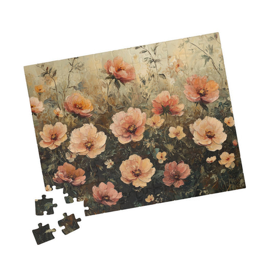Vintage Floral Jigsaw Puzzle — Romantic Garden Puzzle
