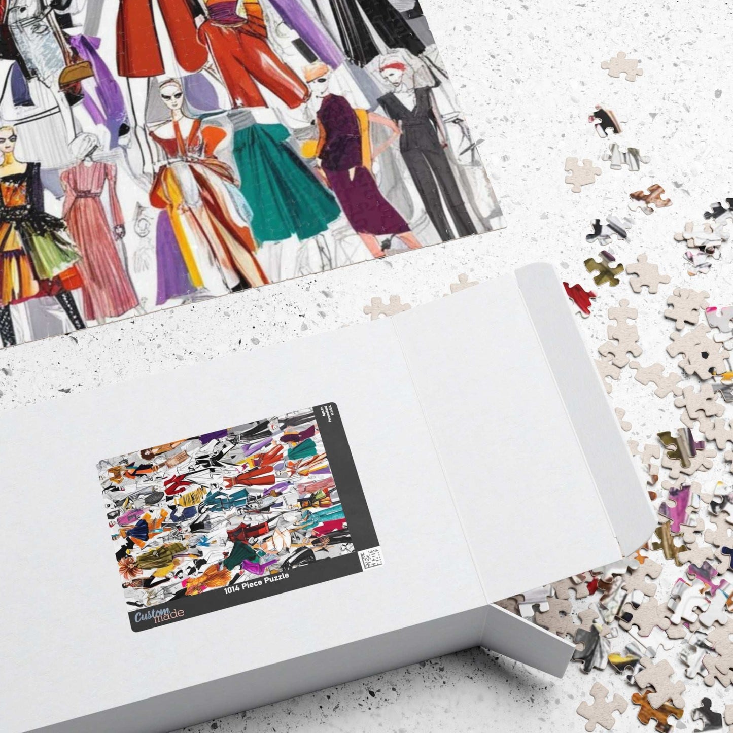 Fashion Illustration Collage Puzzle, Artistic Jigsaw for Fashion Lovers, Gift for Designers, Creative Activity, 110-1014 Piece Puzzle The Puzzle Chest