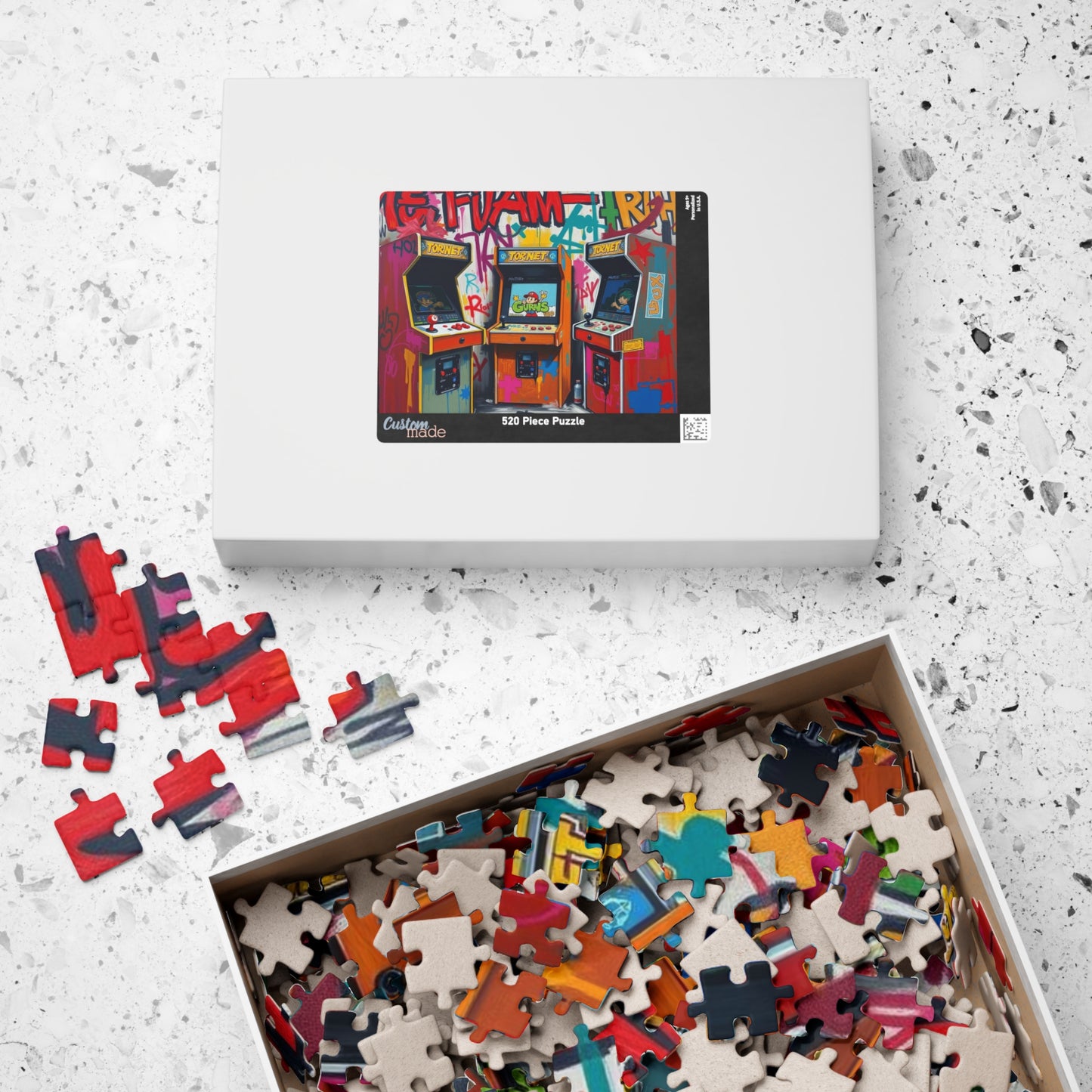 Arcade Nostalgia Puzzle - Pop Art Puzzle for Adults, Retro Gaming, Ideal for Game Lovers, Family Fun, Birthday Gifts, Home Entertainment Puzzle The Puzzle Chest