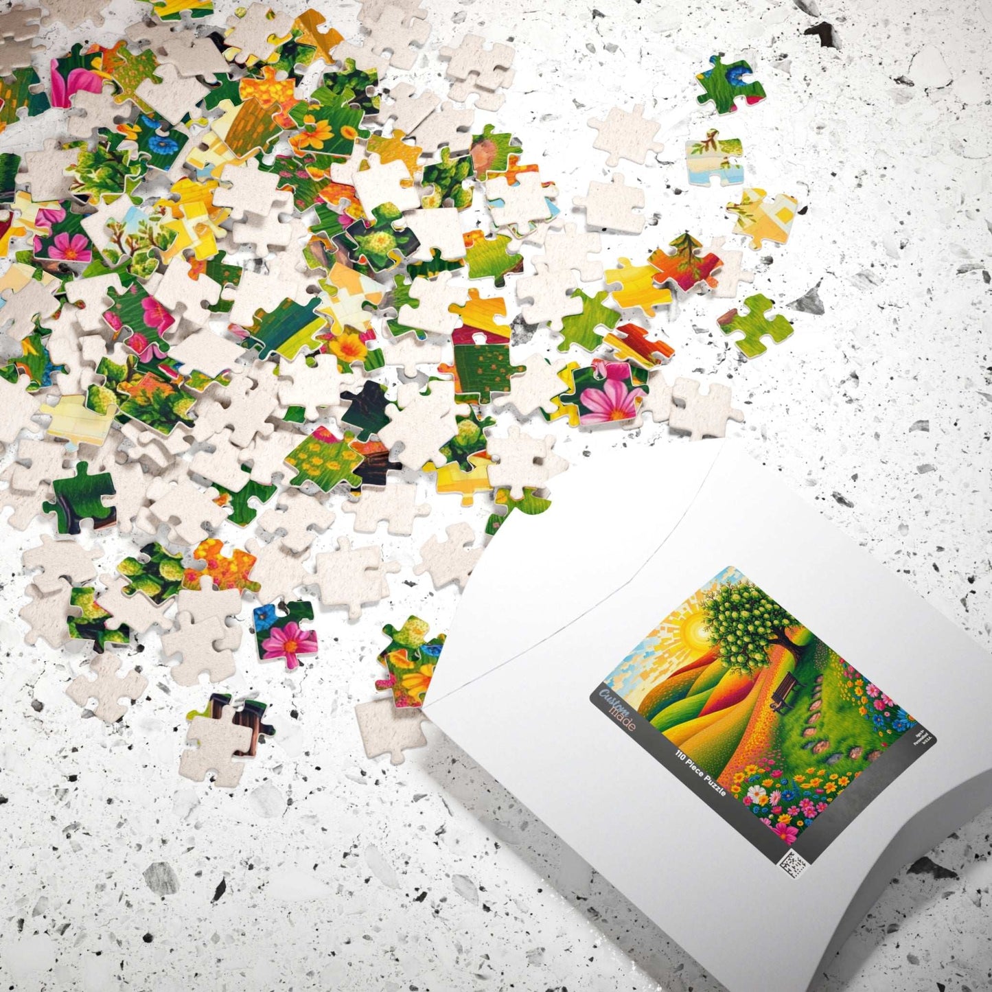 Serene Nature Mosaic Puzzle - 110, 252, 520, 1014-piece, Gift for Nature Lovers, Family Fun Activity Puzzle The Puzzle Chest