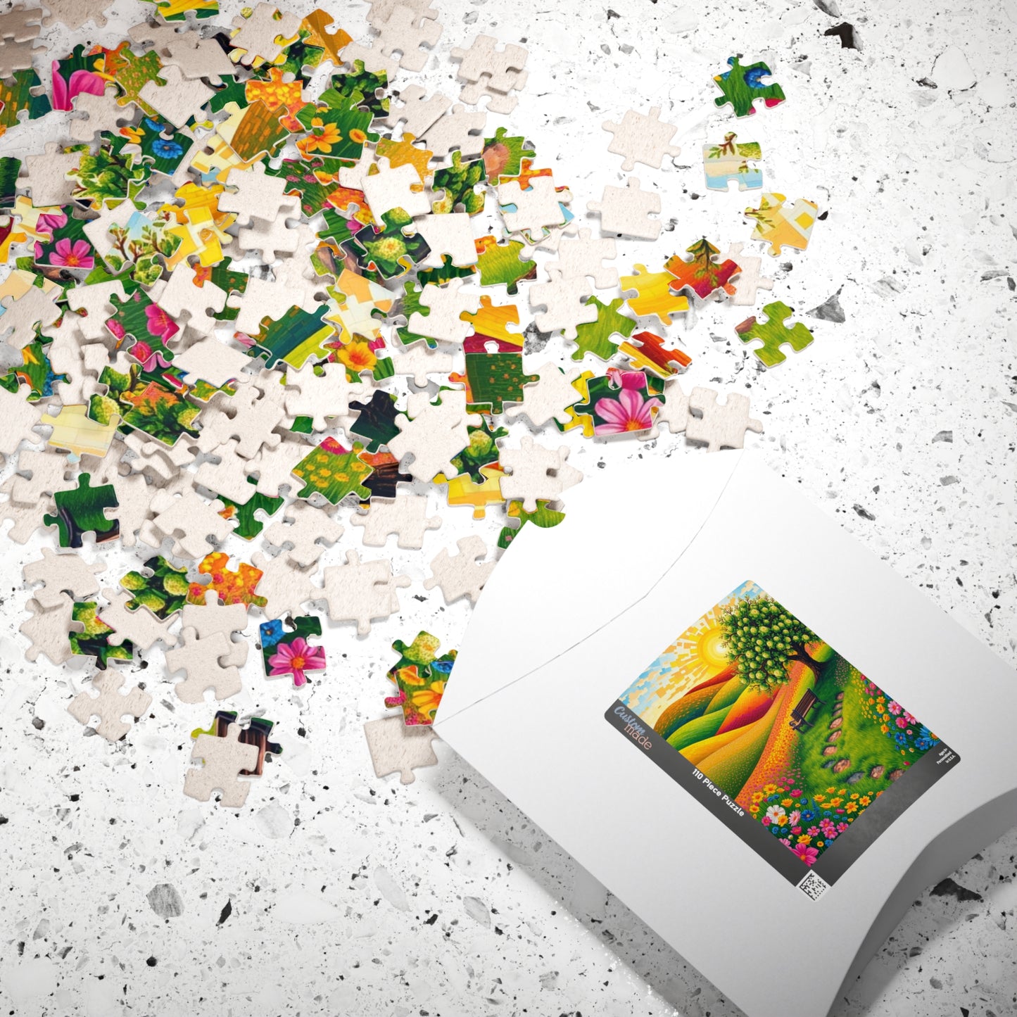 Serene Nature Mosaic Puzzle - 110, 252, 520, 1014-piece, Gift for Nature Lovers, Family Fun Activity Puzzle The Puzzle Chest
