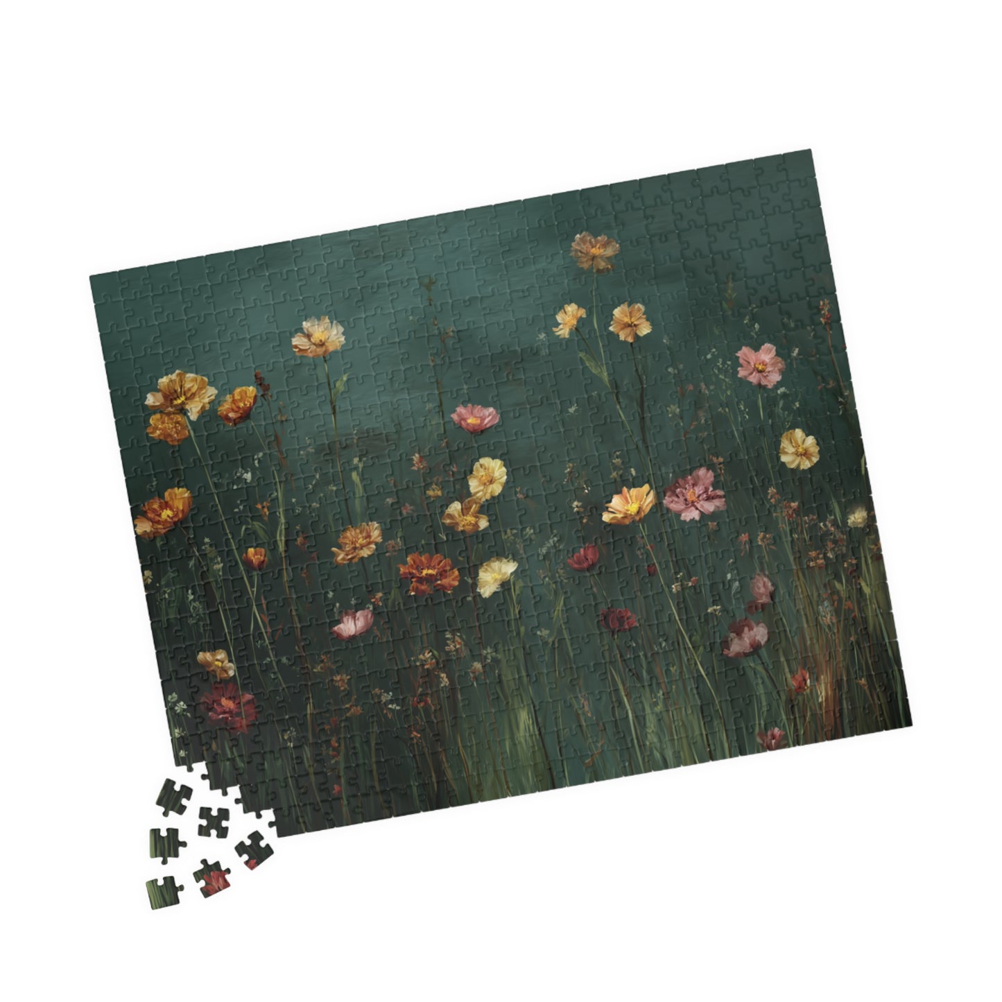 Floral Puzzle - Nature-Inspired Flower Jigsaw Game for Adults, Botanical Art