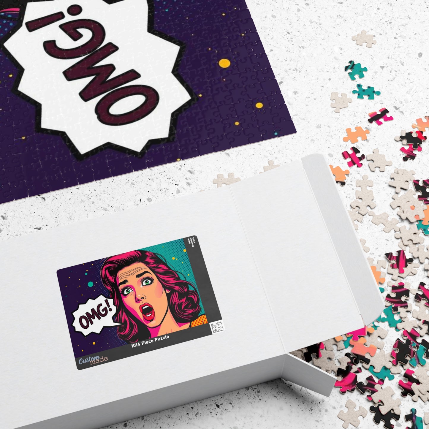 OMG! Pop Art Puzzle - Colorful 110-1014 Piece Jigsaw Fun Gift for Adult, Home Entertainment Family Bonding Game Night, Stress Relief Puzzle The Puzzle Chest