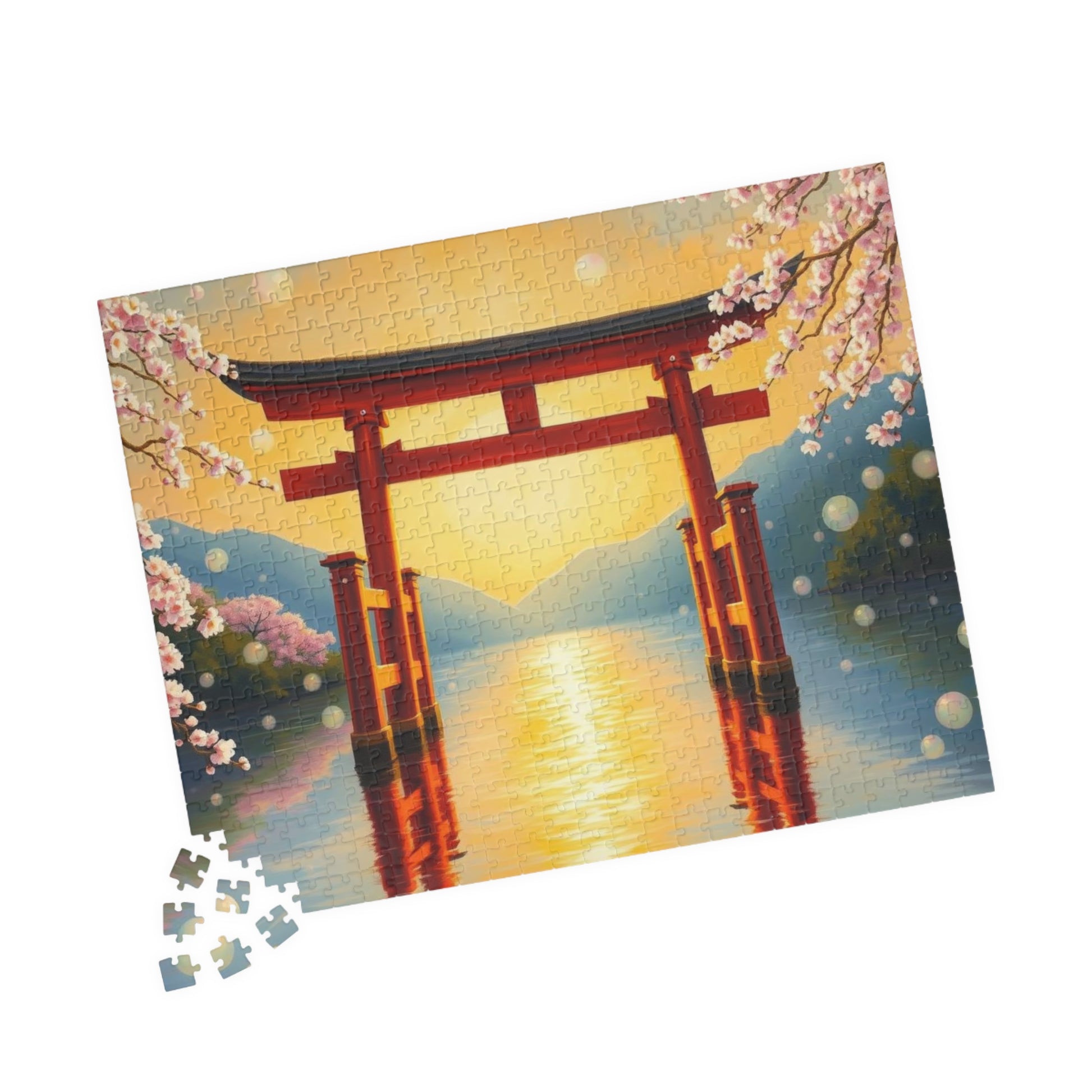 Japanese Torii Gate Jigsaw Puzzle, Mindfulness Activity for Adult, Gift Ideas for Friends, Family Bonding Home Entertainment, Relaxing Hobby Puzzle The Puzzle Chest