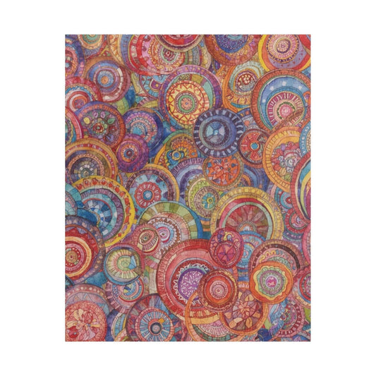 Mandala Art Jigsaw Puzzle – Overlapping Collage of Circular Mandalas in Intricate Decorative Patterns Puzzle The Puzzle Chest