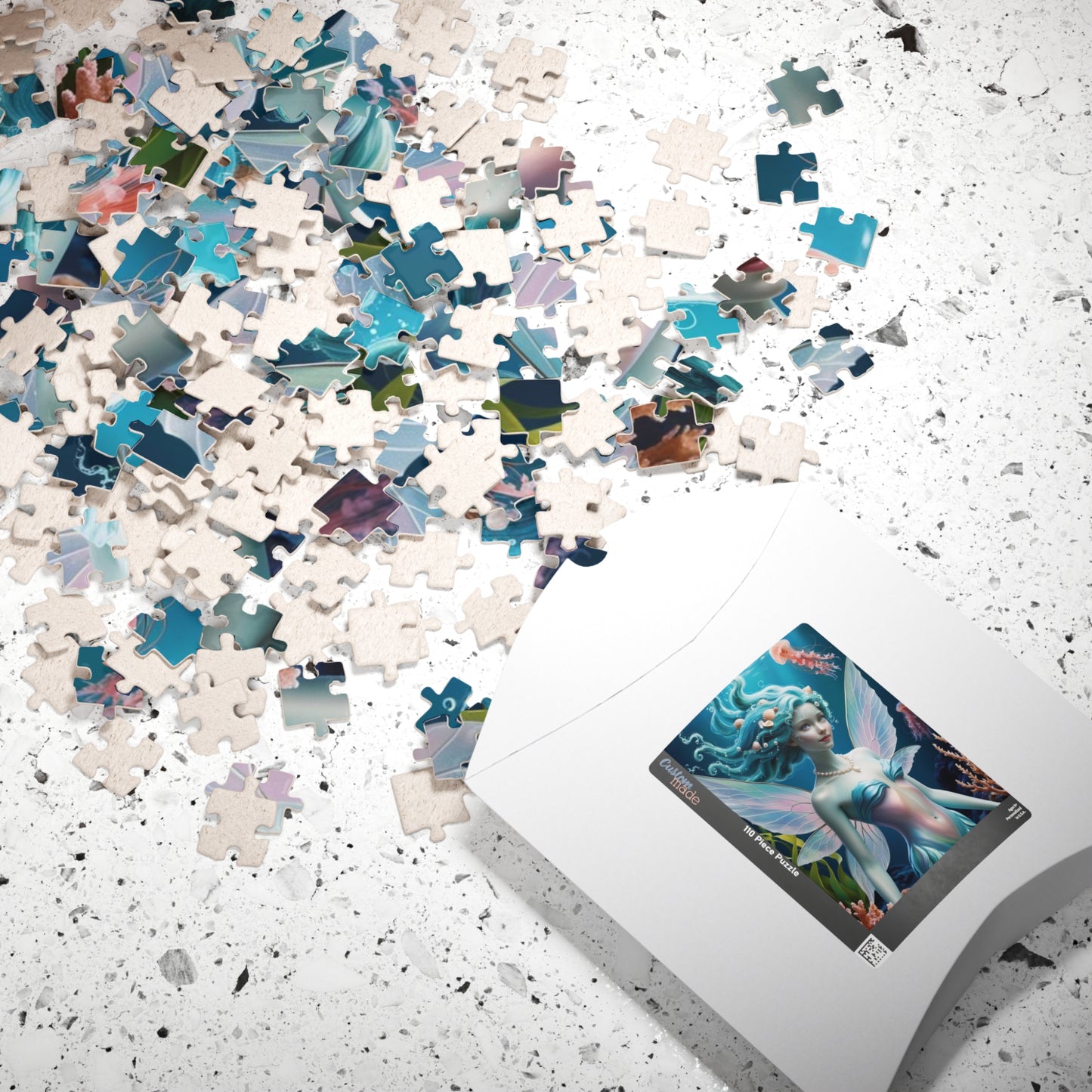 Underwater Serenity Puzzle Mermaid Jigsaw Game for Adults, Gift for Fantasy Sea Lovers, Family Game Night, 110-1014 Piece Mindful Activity Puzzle The Puzzle Chest