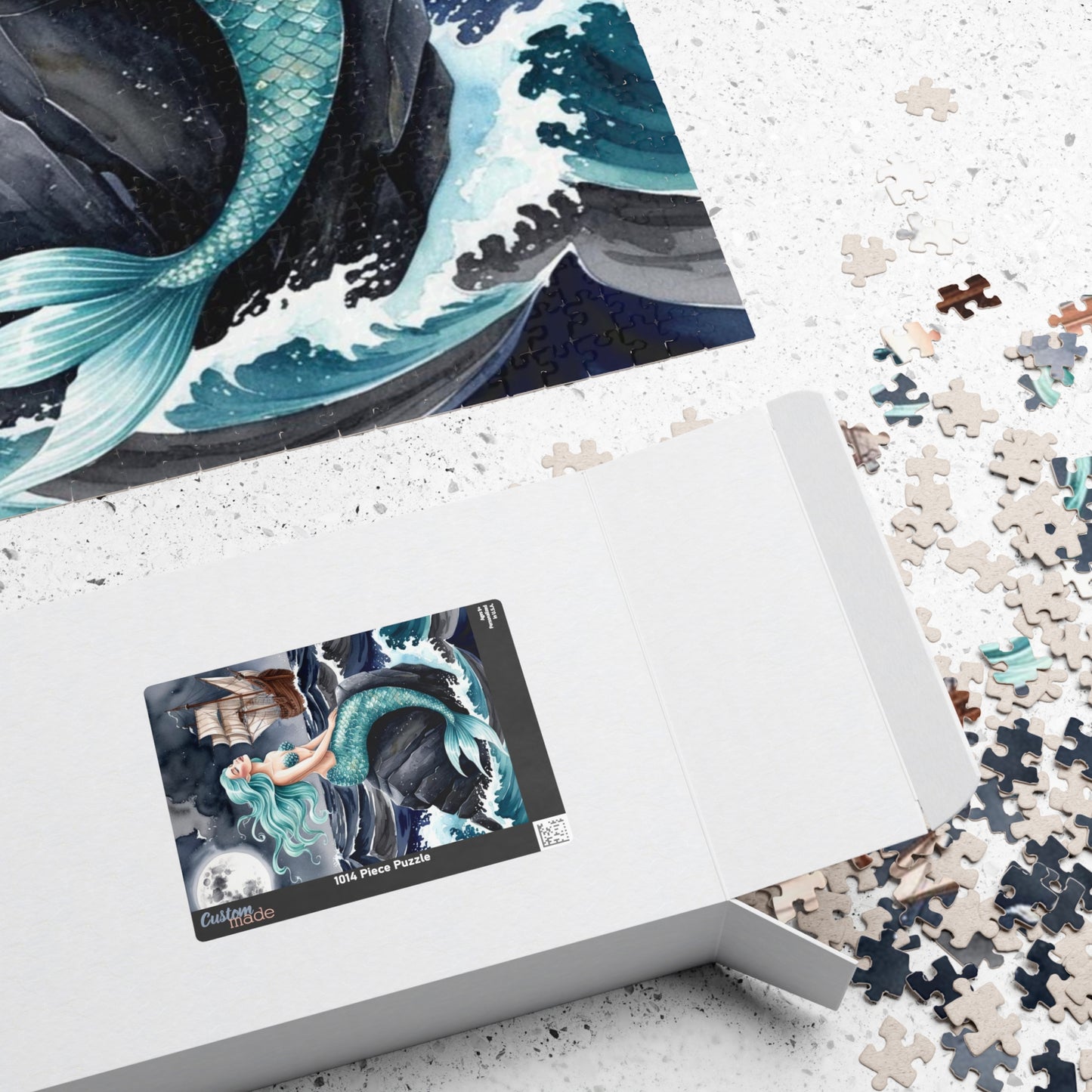 Siren Jigsaw Puzzle, Ocean Themed Mythical Creature, Sea Maiden Puzzle, Game for Fun Family Activity, Bonding and Entertainment, Hobby Puzzle The Puzzle Chest