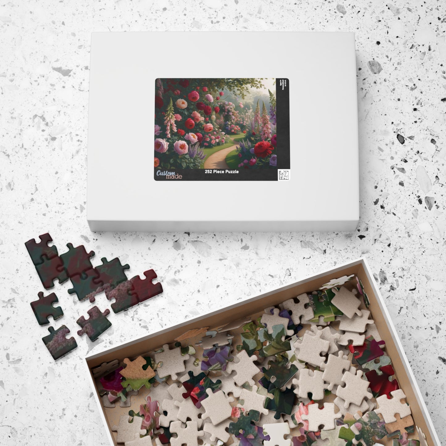 Floral Pathway Puzzle, Beautiful Garden Adult Jigsaw Game, Relaxing Indoor Activity, Home and Family Entertainment, Gift for Nature Lovers Puzzle The Puzzle Chest