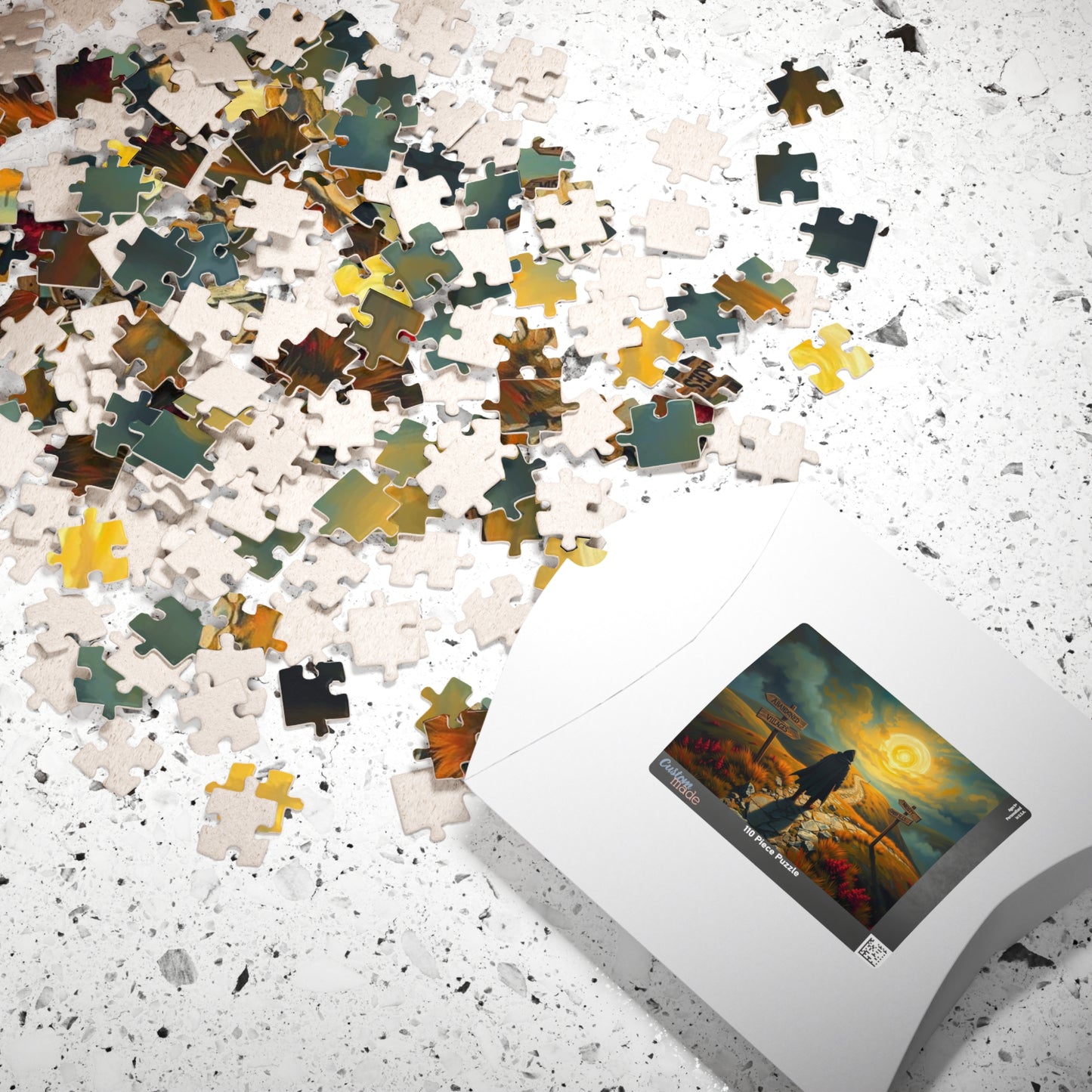 Crossroads of the Forsaken Jigsaw Puzzle, Gothic Puzzle, Mystical Journey Puzzle, Perfect for Game Night, Solo Fun, Gifts, and Home Decor Puzzle The Puzzle Chest