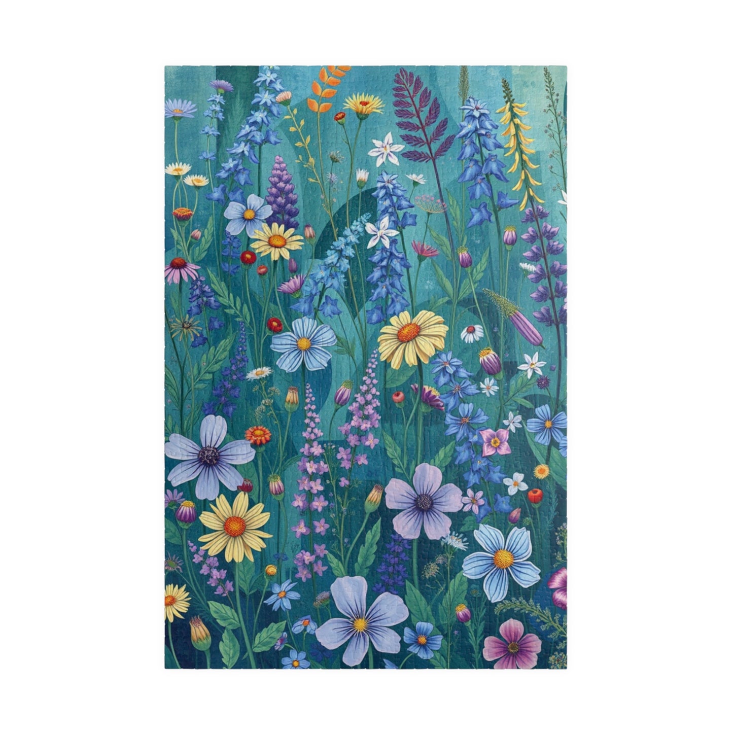 Floral Jigsaw Puzzle | Fun Activity for Adults, Family Game, Flower Lover Gift for Friends Holiday or Birthday, Jigsaw Challenge 1014 pcs (Vertical) Puzzle The Puzzle Chest