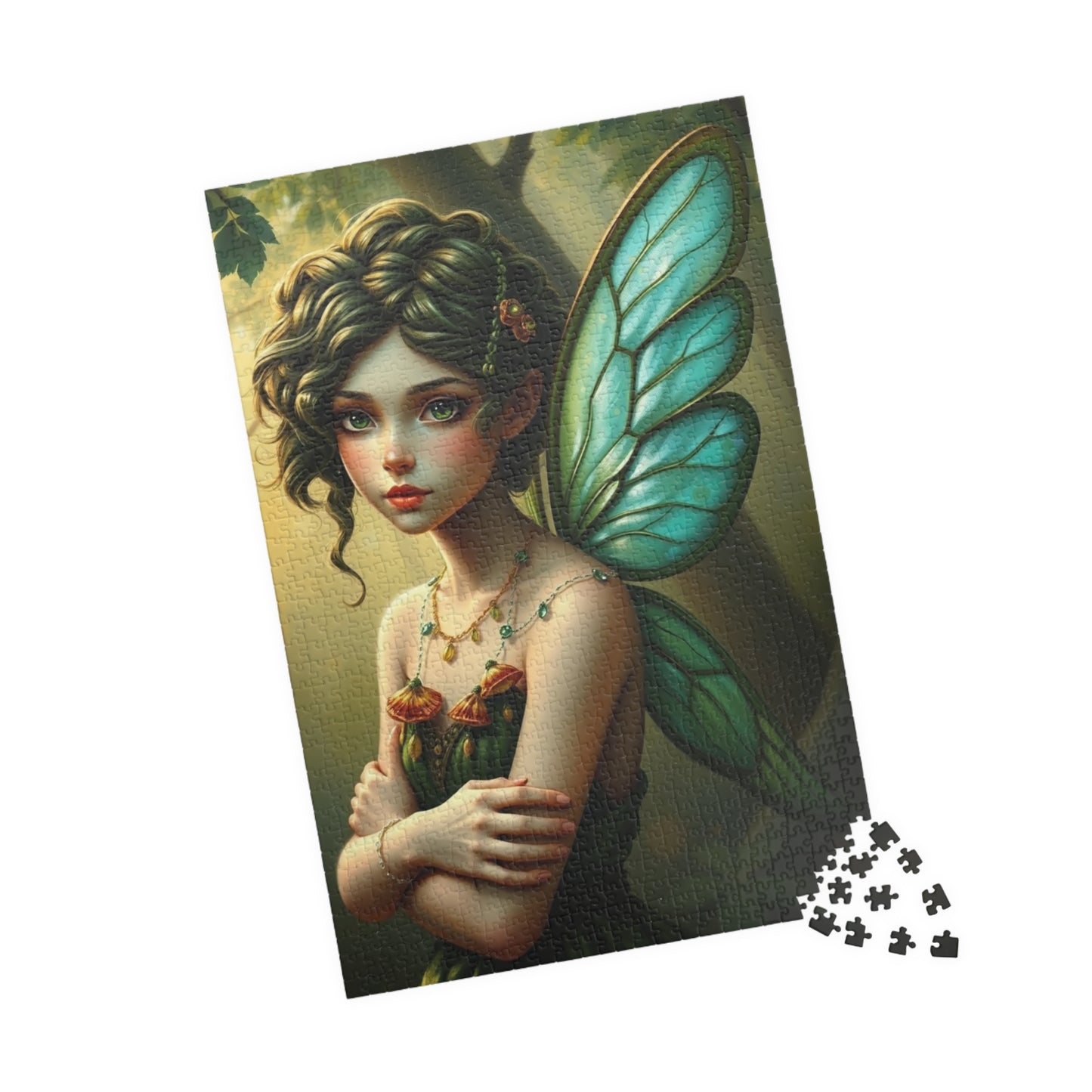 Fairy Enchantment Puzzle, Jigsaw Puzzle for Adults, Unique Fantasy Gift for Puzzle Lovers, Home Entertainment, Family Activity or Solo Fun