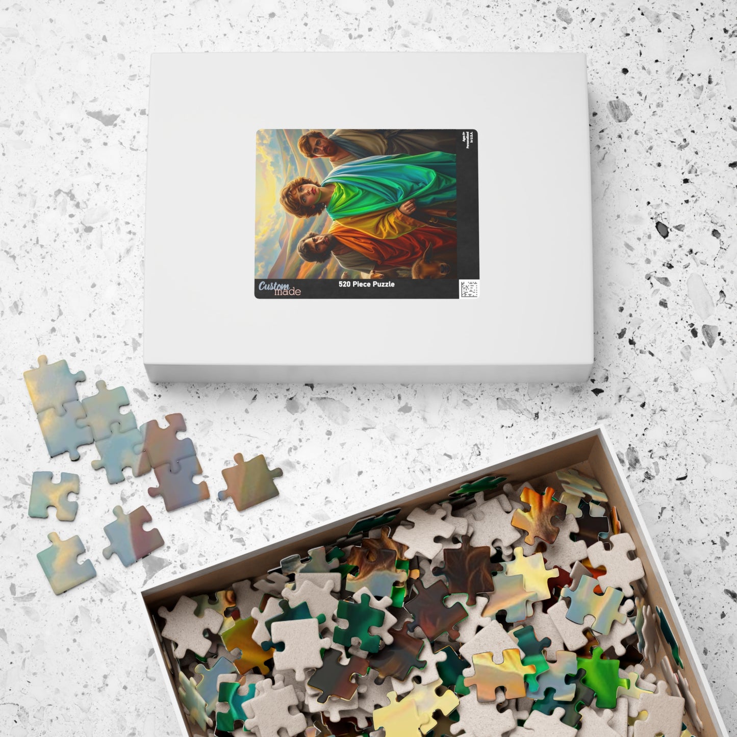 Christian Jigsaw Puzzle - Biblical Story of Josephs Multi-Colored Coat, Religious Gift for Friend, Family Activity, Educational Toy, Hobby Puzzle The Puzzle Chest