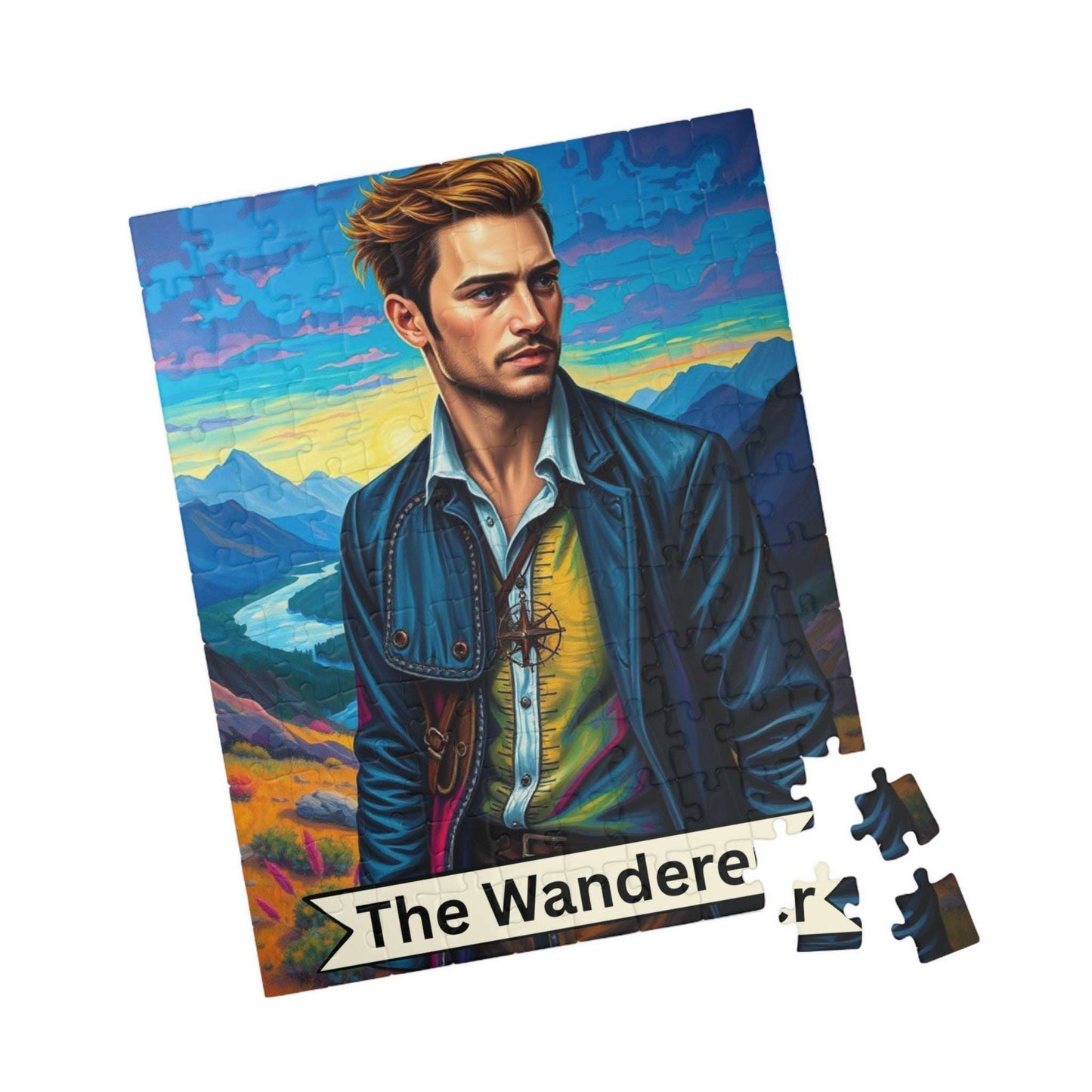 The Wanderer Tarot Card Jigsaw Puzzle: Mindful Challenge 110 pcs (Vertical) Puzzle The Puzzle Chest
