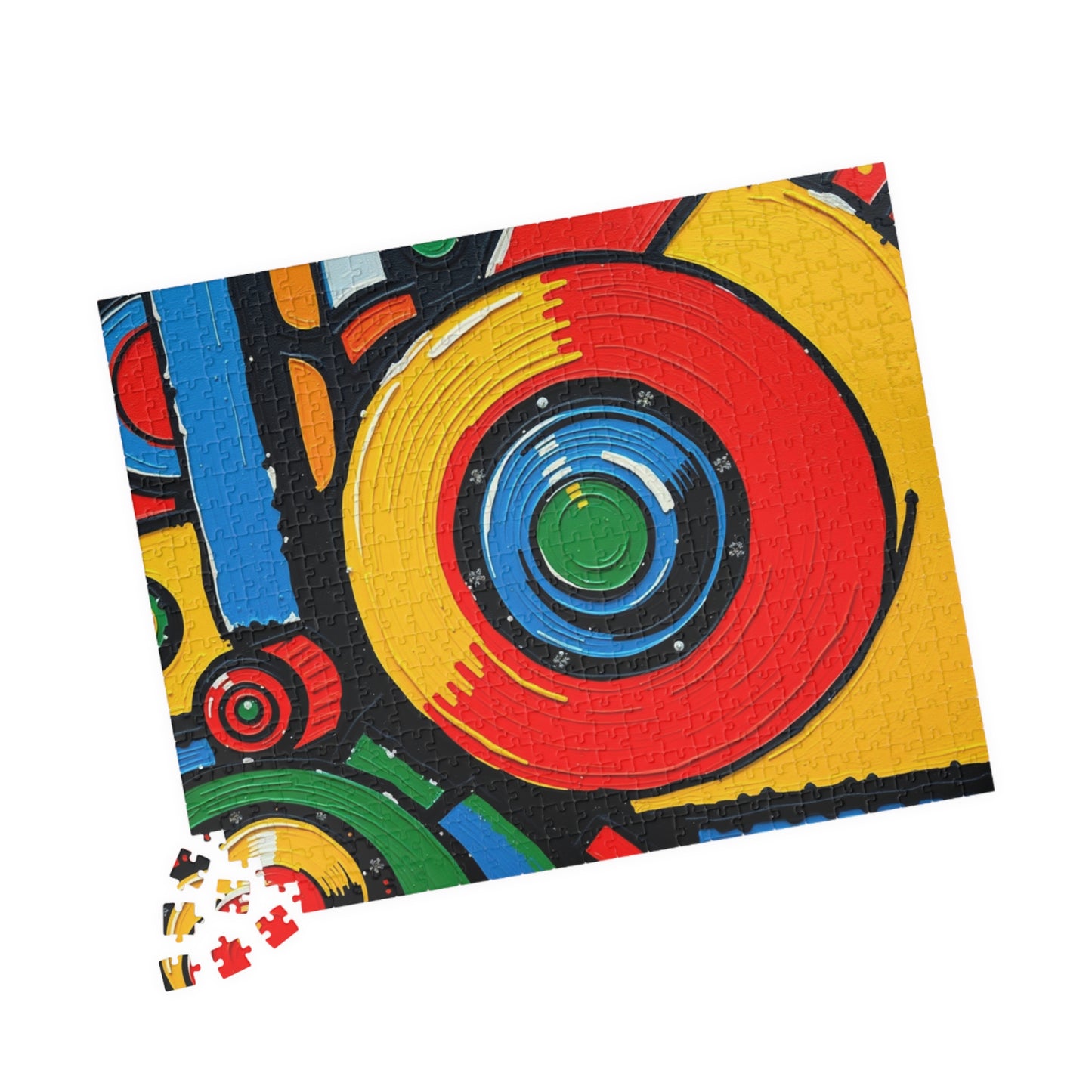 Colorful Abstract Jigsaw Puzzle, 110, 252, 520, 1014-piece, Mindful Fun, Art Lover Gift, Family Activity, Game Night Essential, Brain Teaser Puzzle The Puzzle Chest