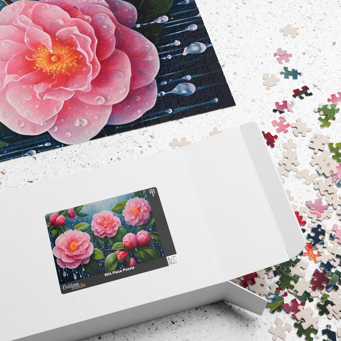 Peonies Jigsaw Puzzle, Floral Art Puzzle Lover Gift, Relaxing Hobby, Mindfulness Activity, Flower Lover Keepsake, Rainy Day Indoor Game Puzzle The Puzzle Chest
