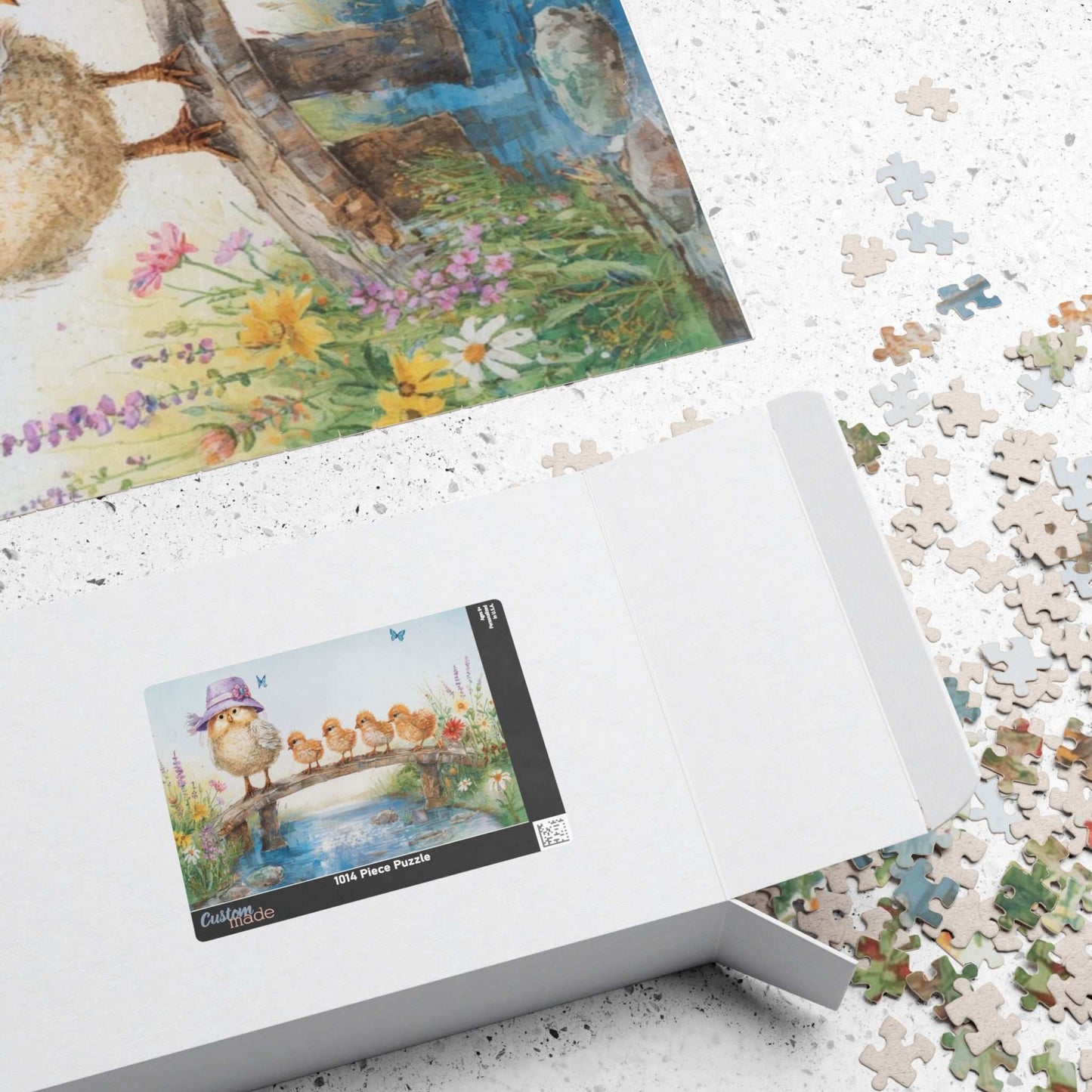 Great Chicken Parade Jigsaw Puzzle - Chick Family Marching, Ideal Game for Family Activity, Holiday Birthday Gift for Friend, Brain Teaser Puzzle The Puzzle Chest