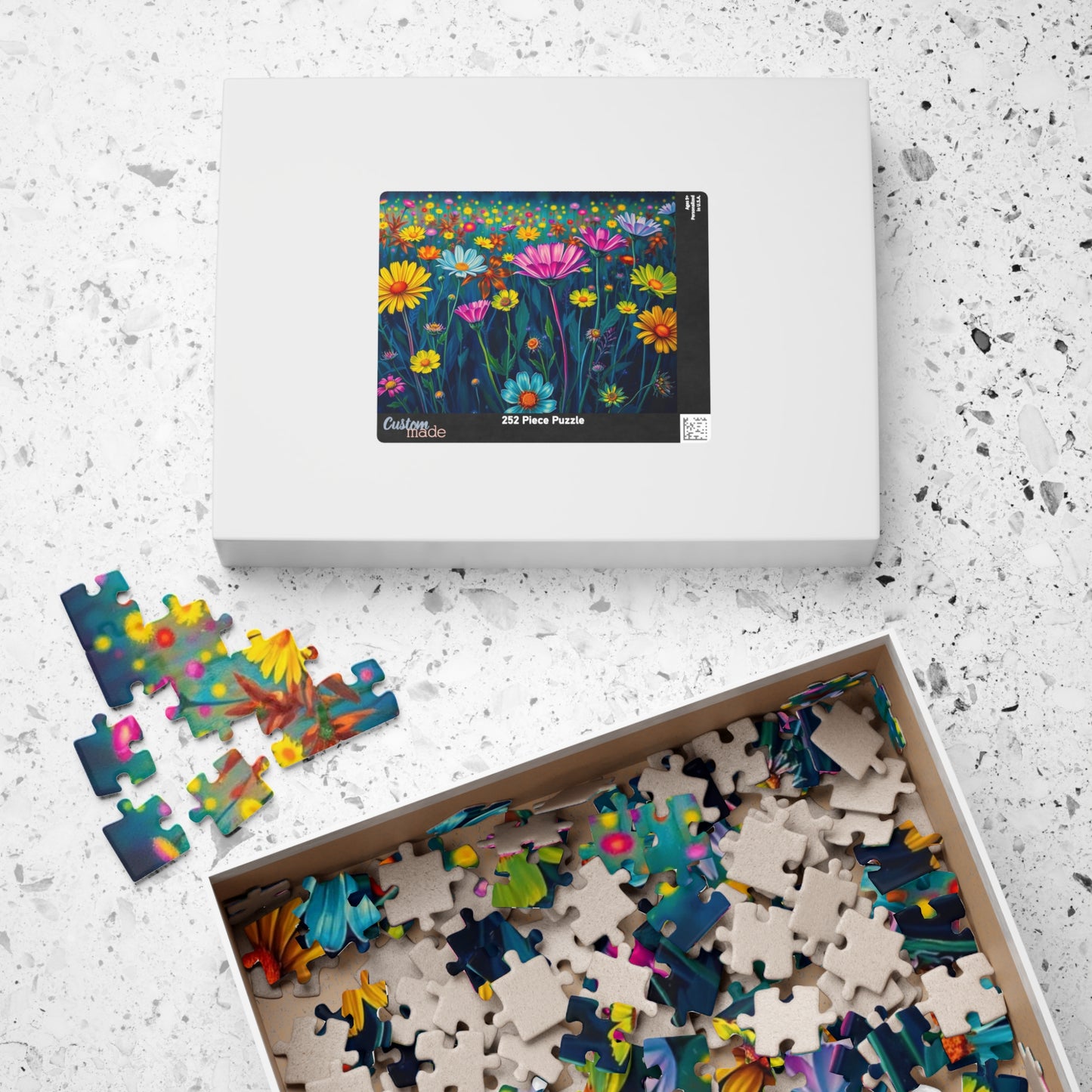 Vibrant Floral Jigsaw Puzzle | 110-1014 Piece Flower Game | Perfect for Nature Lover, Family or Solo Activity, Best Gift Idea, Puzzle Night Puzzle The Puzzle Chest