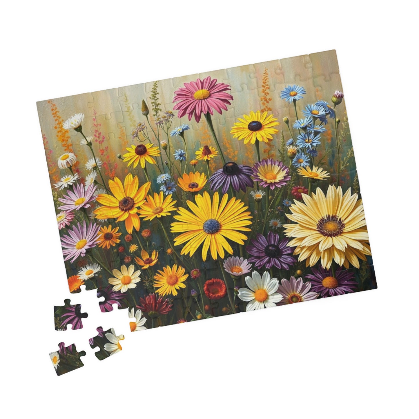 Floral Jigsaw Puzzle - Natures Bouquet, Flower Game for Adults, Nature Lover Gift, Mindful Home Activity, Game for Family Night, Puzzle Fan Puzzle The Puzzle Chest
