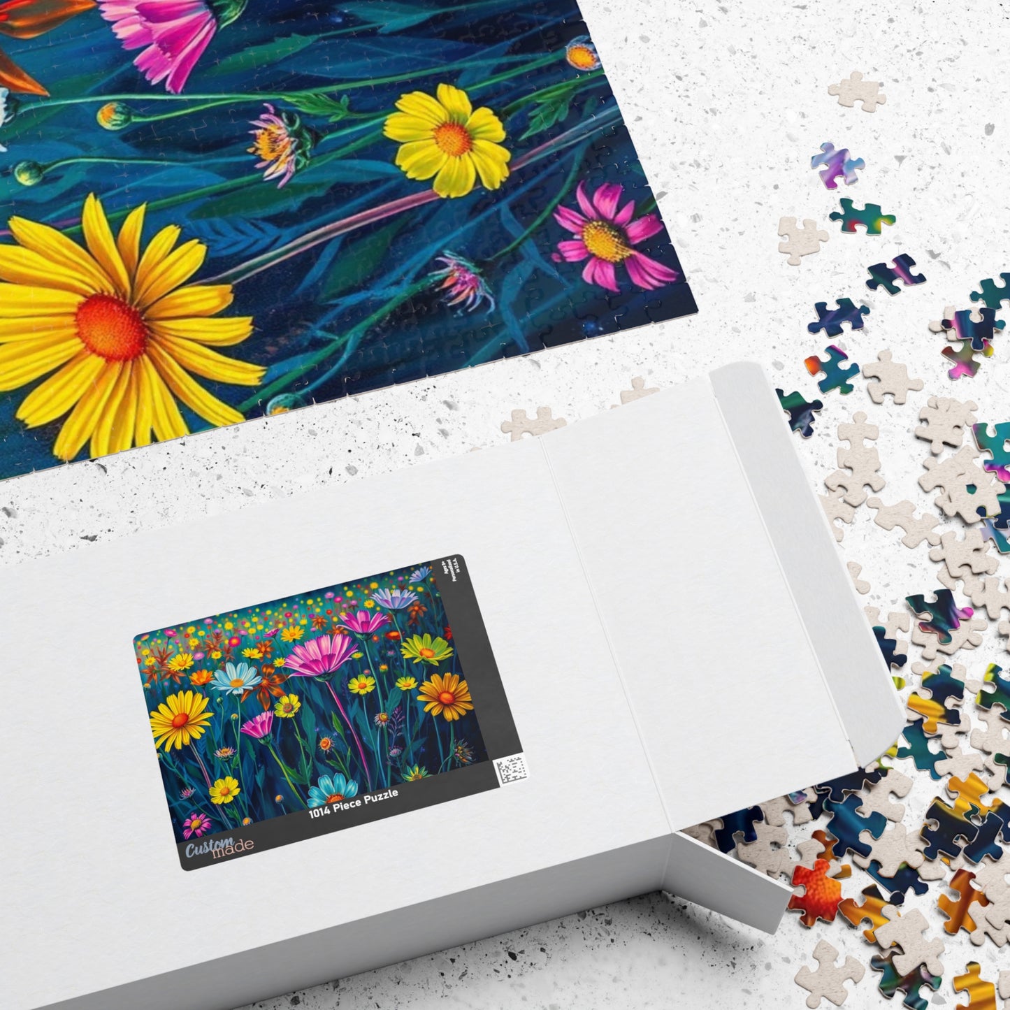 Vibrant Floral Jigsaw Puzzle | 110-1014 Piece Flower Game | Perfect for Nature Lover, Family or Solo Activity, Best Gift Idea, Puzzle Night Puzzle The Puzzle Chest