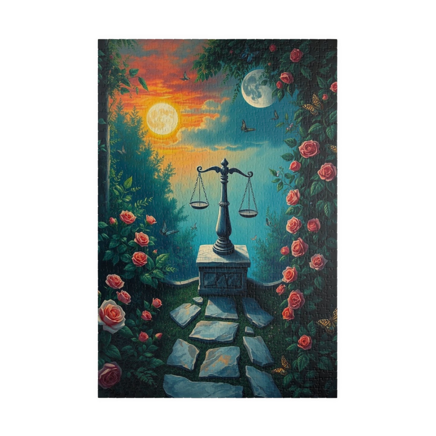 Scenic Balance Puzzle, 110 to 1014 Pieces | Perfect Gift for Puzzle Art Lover, Relaxation, Family Fun Game Night, Best Mindfulness Activity 1014 pcs (Vertical) Puzzle The Puzzle Chest