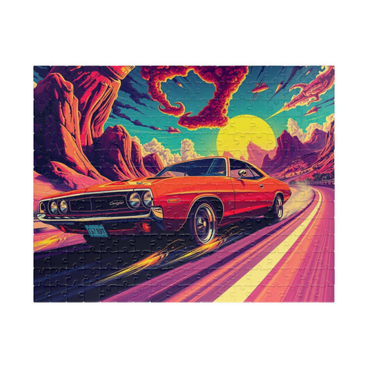 Retro Car Puzzle, Nostalgic Jigsaw Game for Adults, Vintage Vehicle 252 pcs (Horizontal) Puzzle The Puzzle Chest