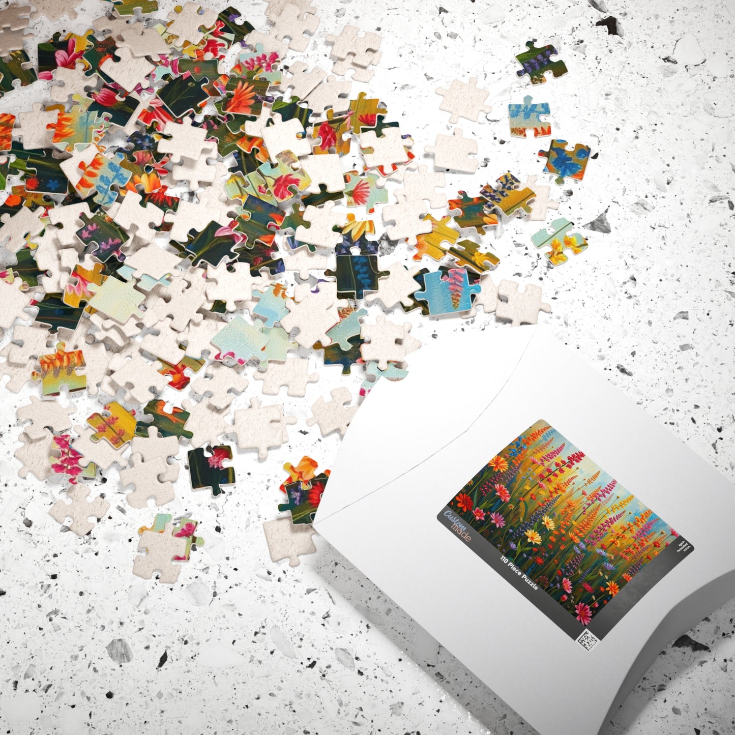 Vibrant Floral Wildflower Jigsaw Puzzle - 110, 252, 520, 1014-piece, Fun for Family Game Night, Gift for Nature Lovers Puzzle The Puzzle Chest