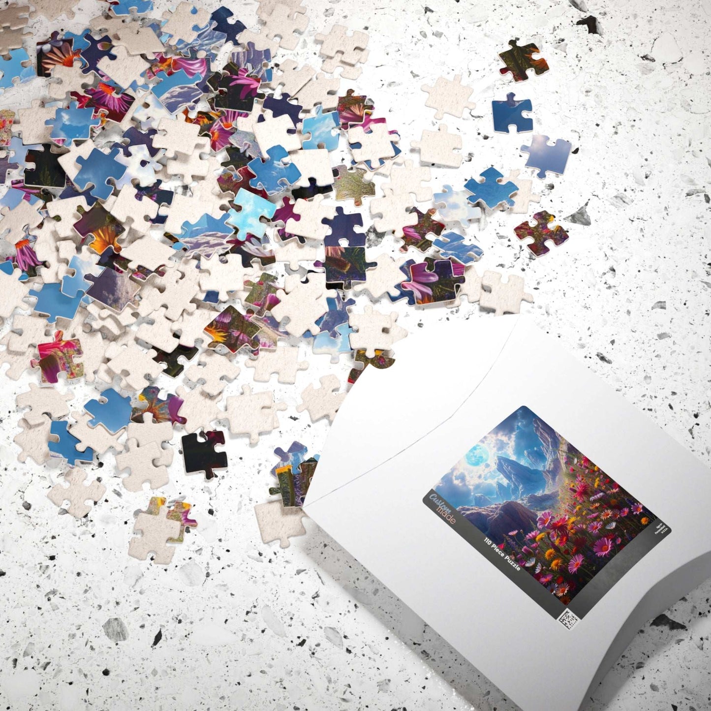 Nature's Serenity Landscape Puzzle, 110, 252, 520, 1014-piece, Floral Jigsaw Art Game for Mindfulness, Gift for Nature Lovers, Relaxation Puzzle The Puzzle Chest