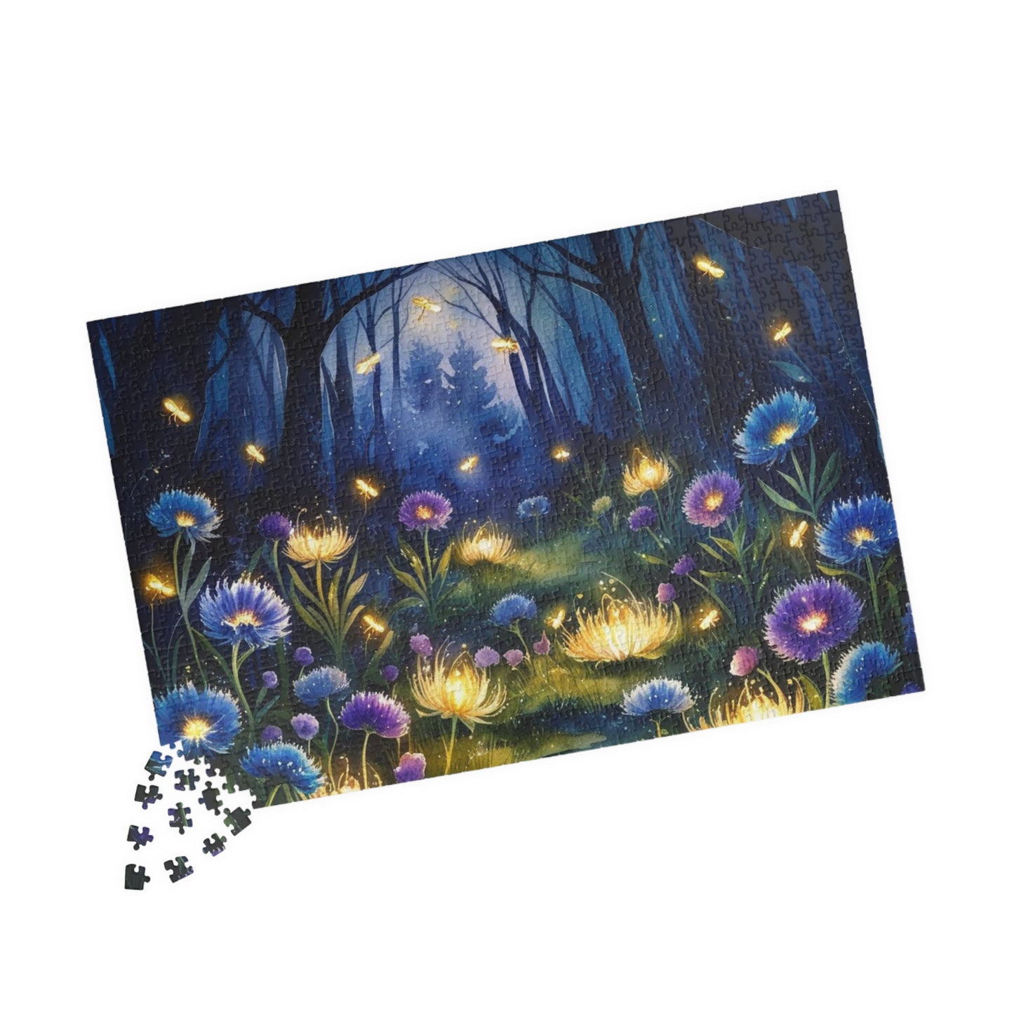 Enchanting Floral Jigsaw Puzzle, Perfect for Nature Lovers, Family Game Night, Gifts, Quiet Home Entertainment, Cozy Evenings Puzzle The Puzzle Chest