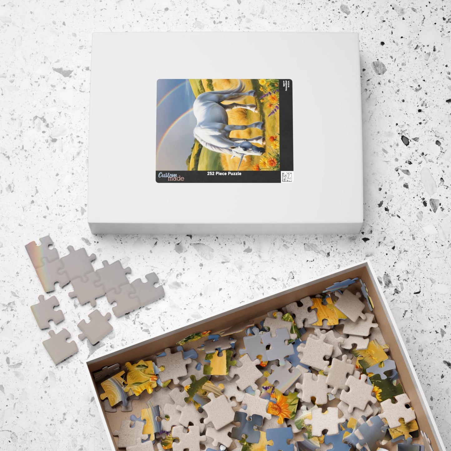 Unicorn Jigsaw Puzzle, Enchanting Mystical Creature 110-1014 Pieces, Perfect Gift for Adults, Fantasy Decor, Family Game Night Puzzle The Puzzle Chest